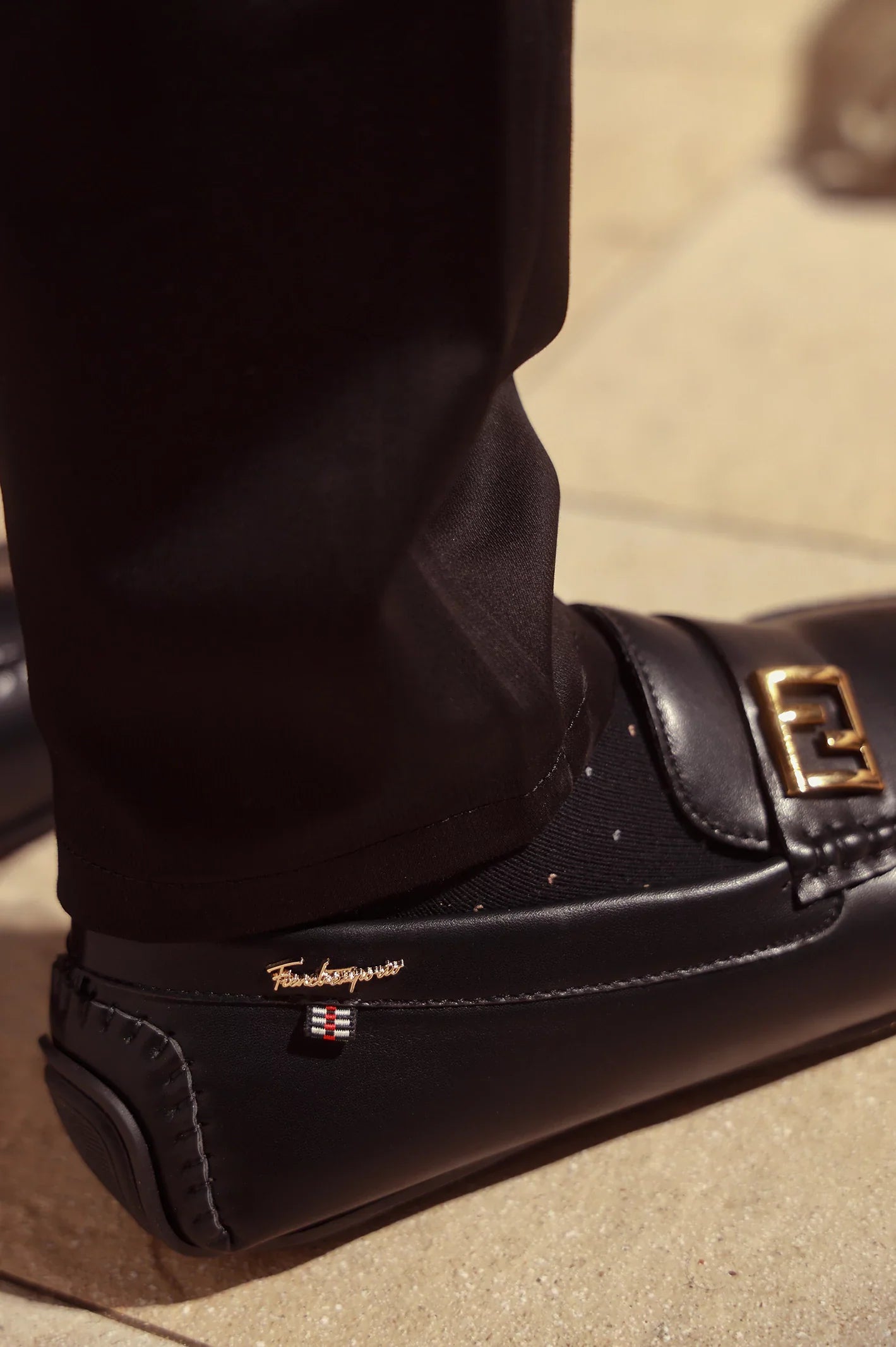 Black Casual Moccassins Shoes