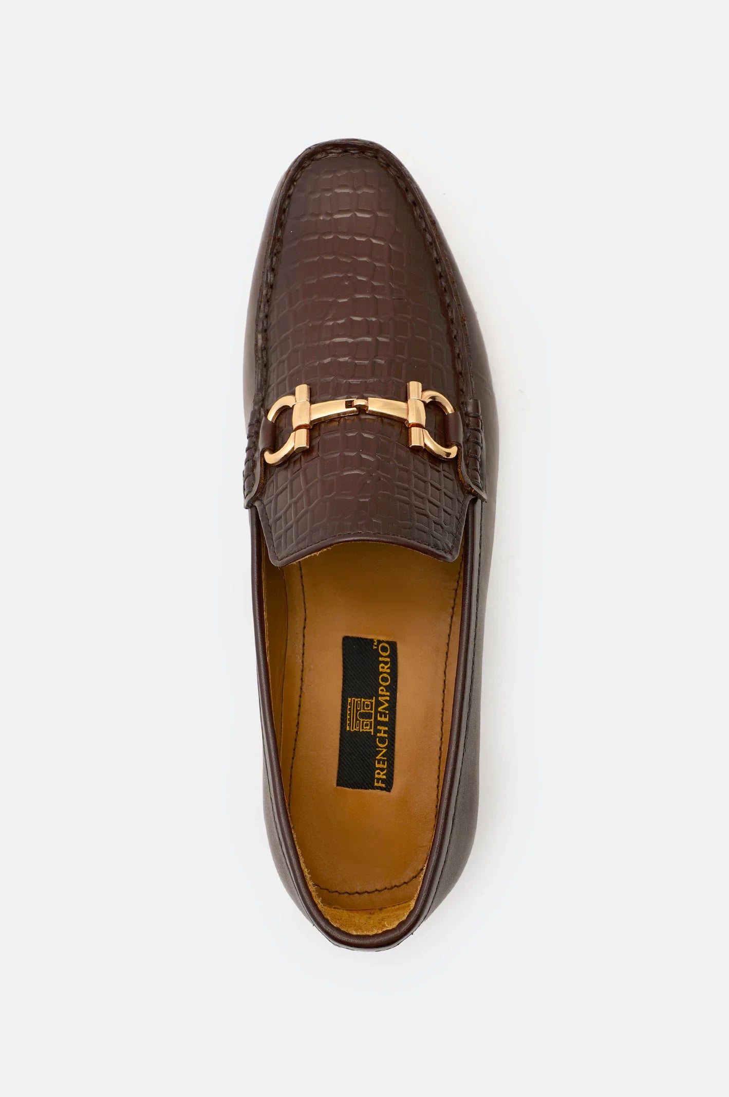 Brown Formal Moccasins Shoes From French Emporio By Diners