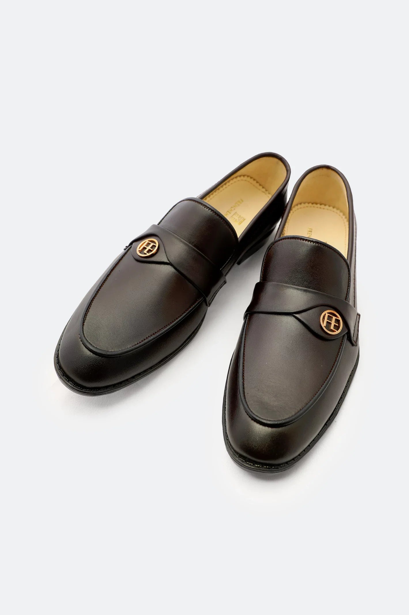 Coffee Formal Shoes For Men