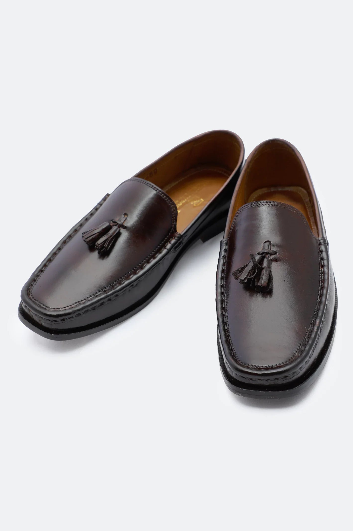 Brown Monk Tassel Formal Shoes