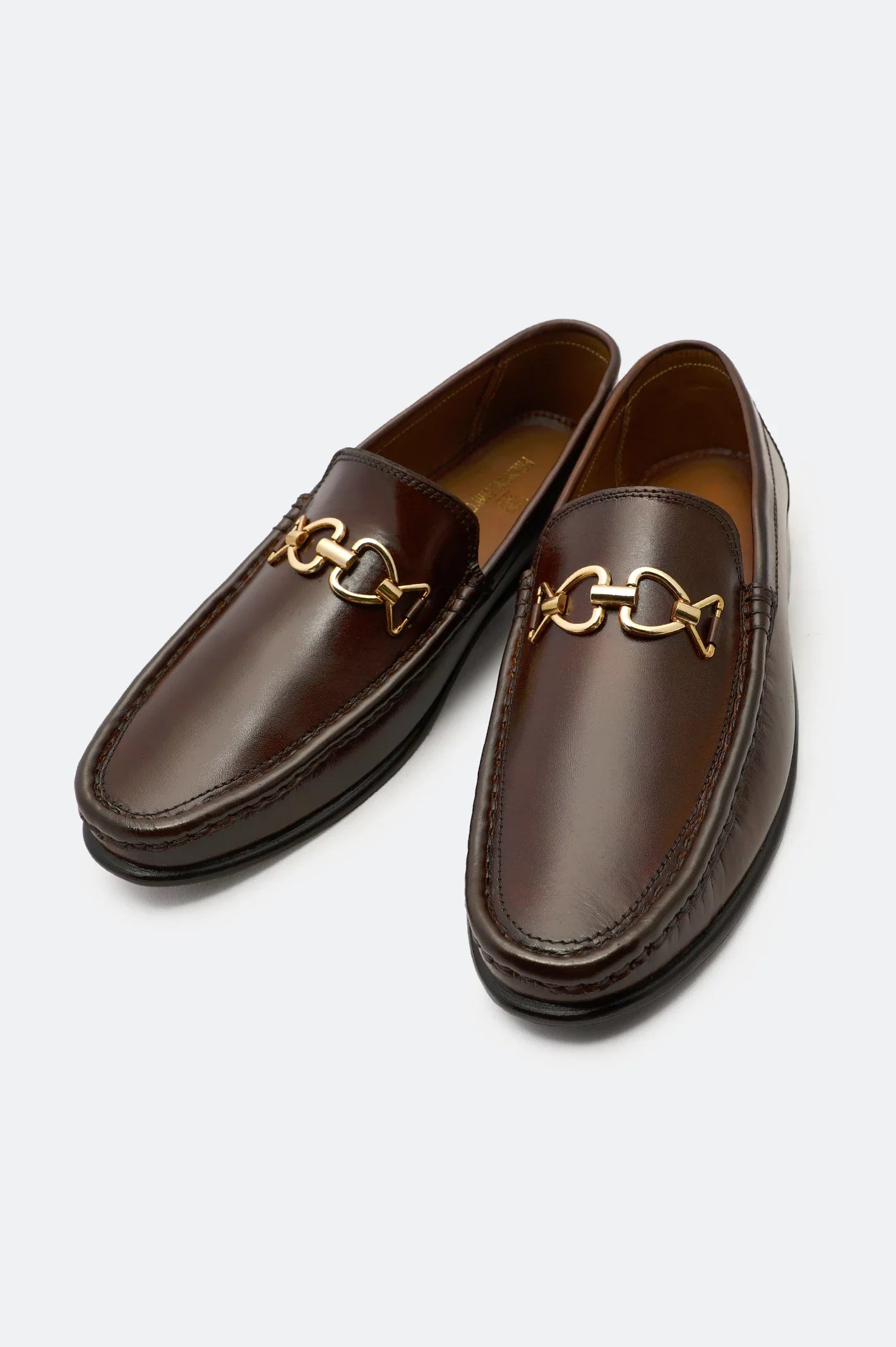 Brown Moccasins Formal Shoes From French Emporio By Diners