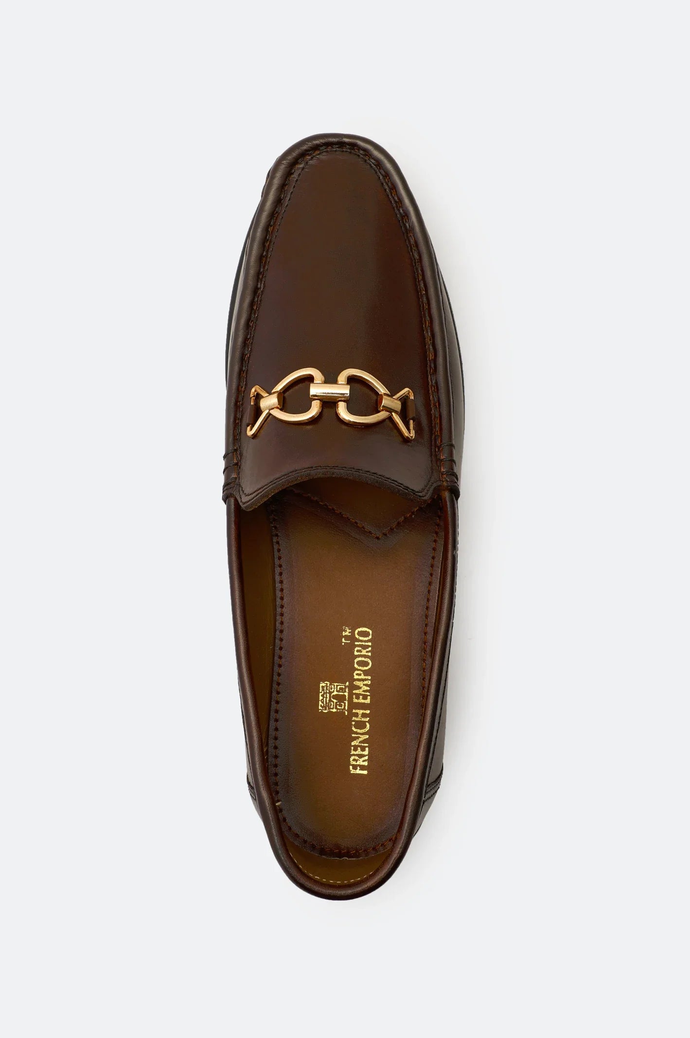 Brown Moccasins Formal Shoes From French Emporio By Diners