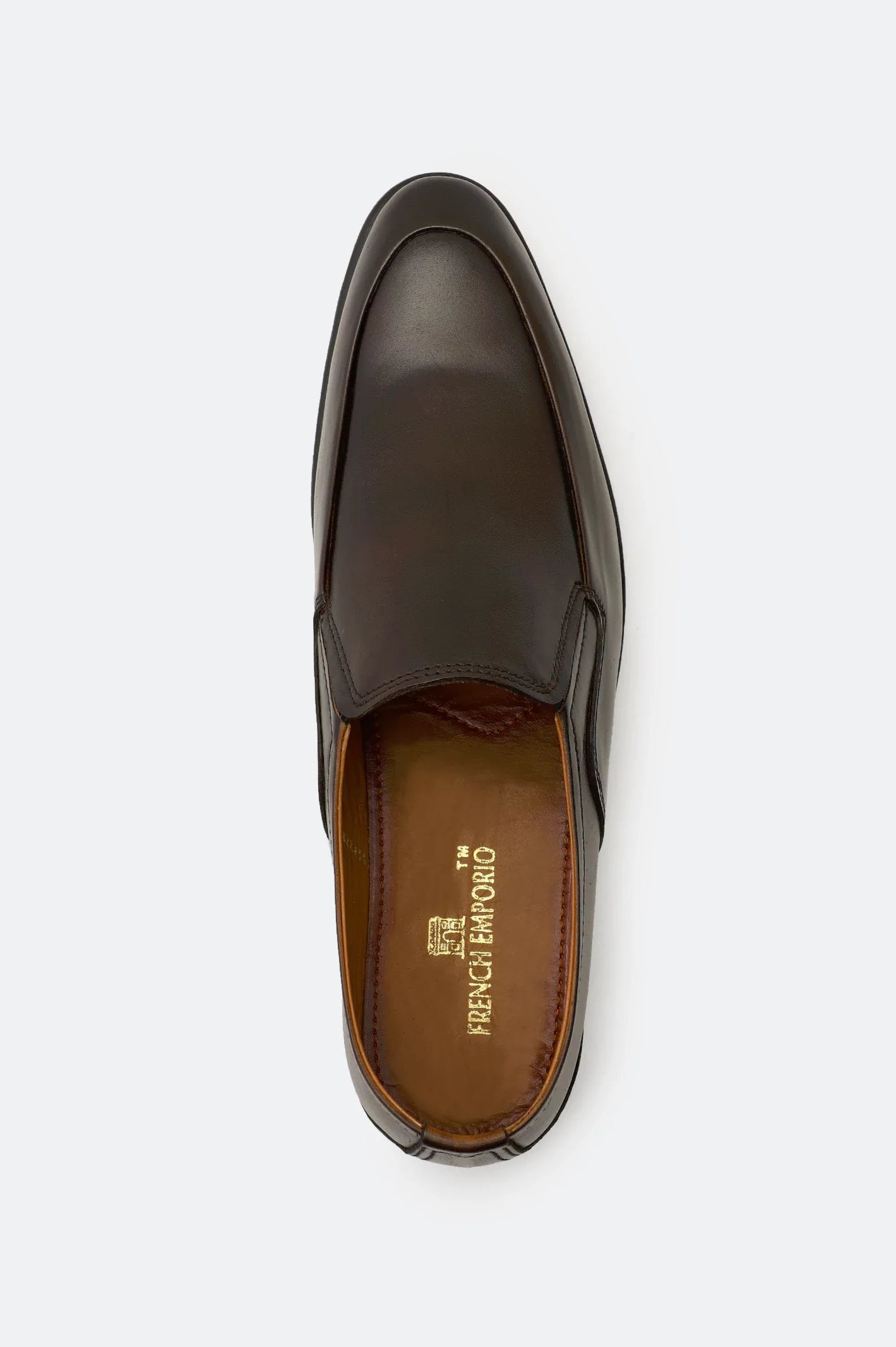 Brown Moccasins Formal Shoes From French Emporio By Diners