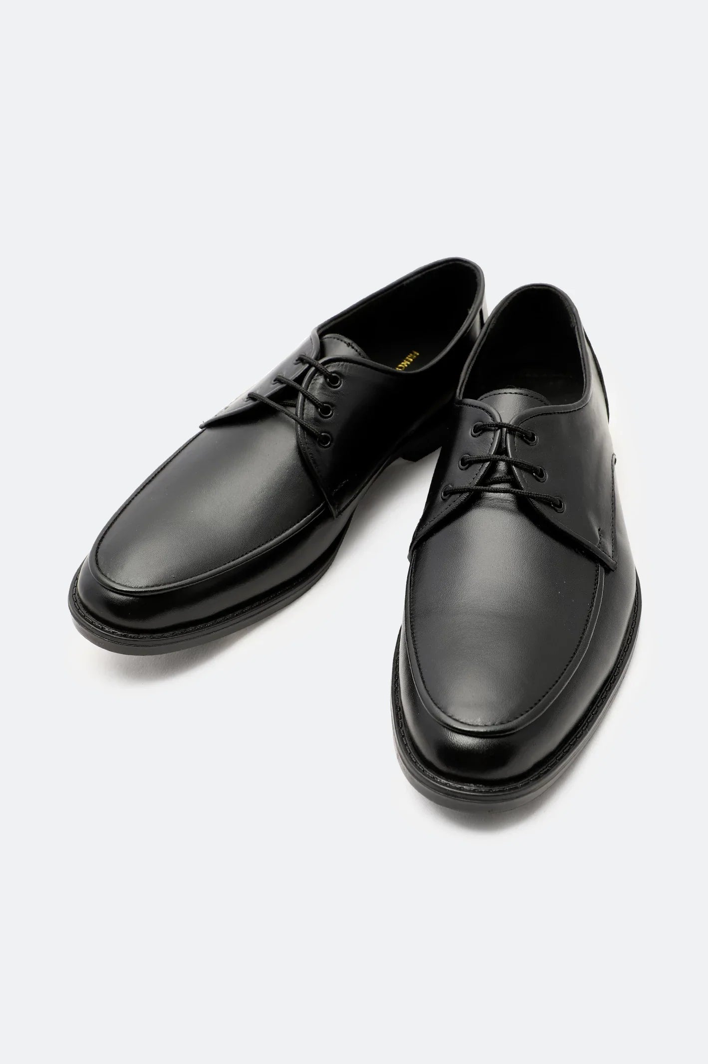 Black Derby Formal Shoes From French Emporio By Diners