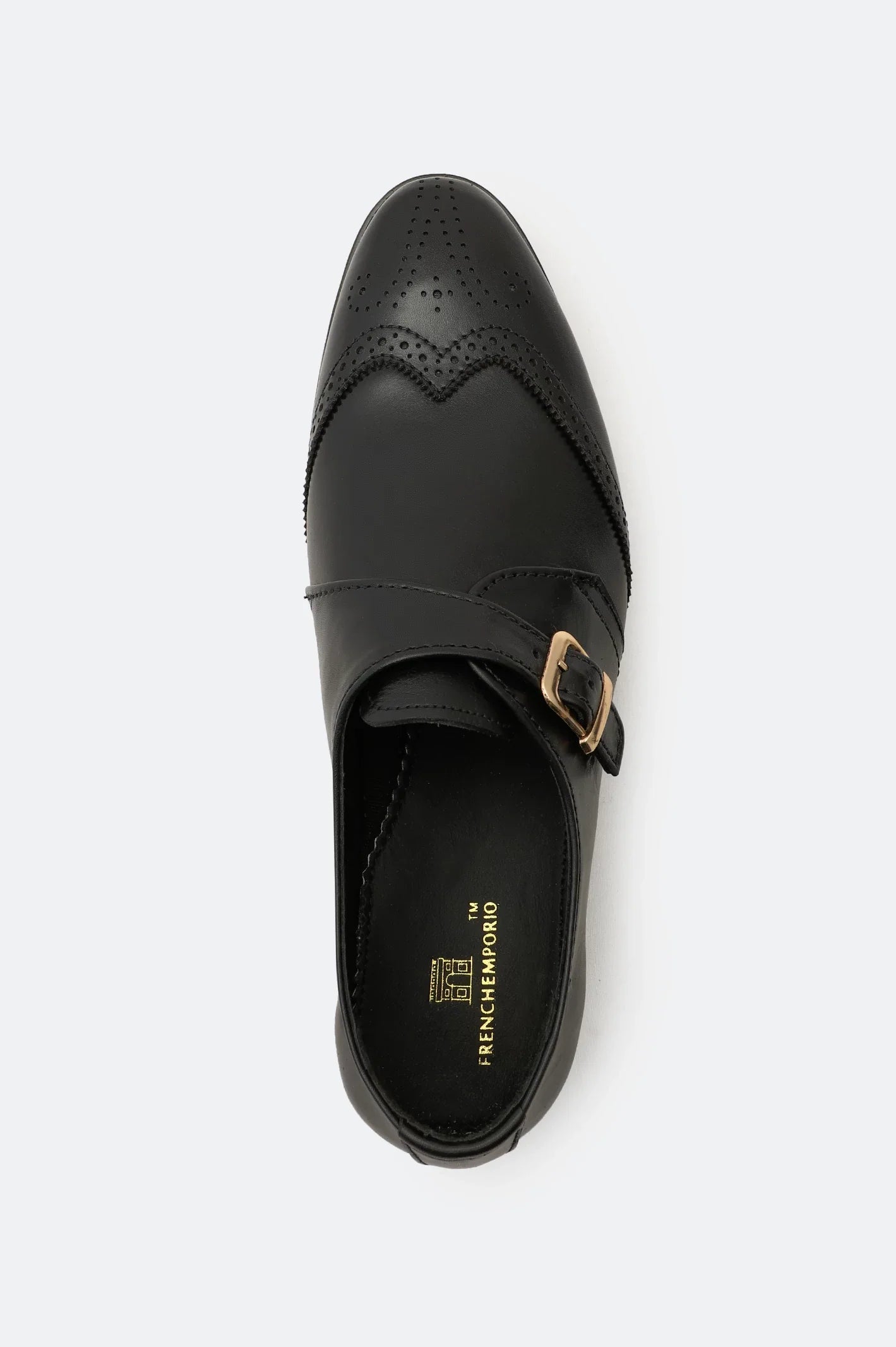 Black Monk Formal Shoes From French Emporio By Diners