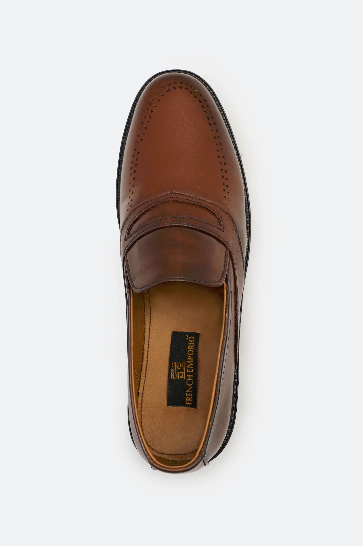 Brown Slip On Formal Mocassins Shoes