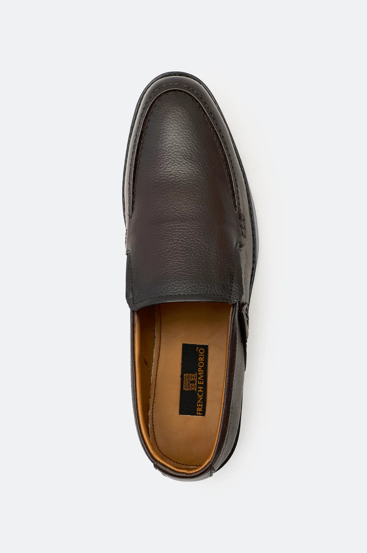 Brown Formal Moccasins Shoes From French Emporio By Diners