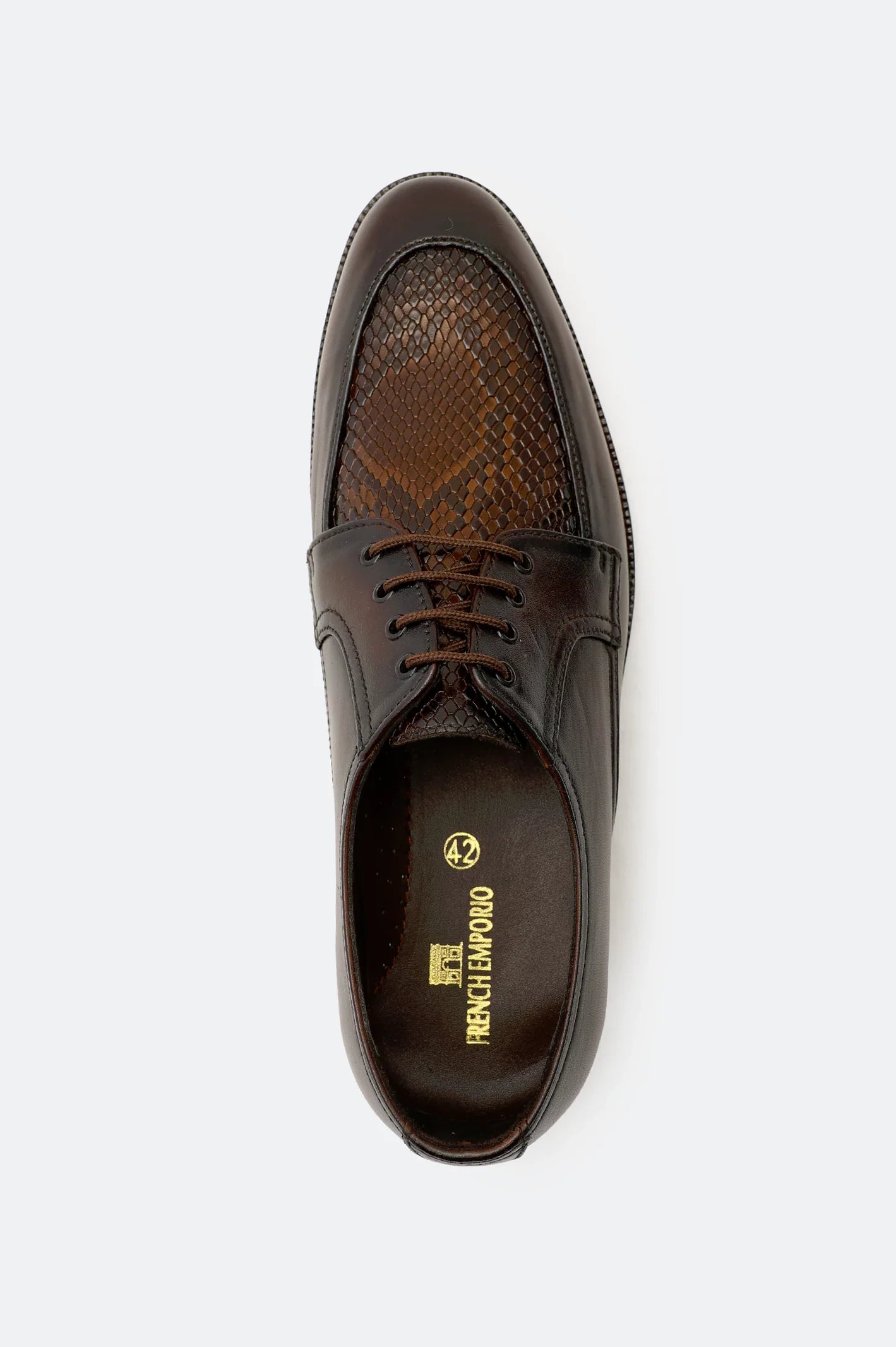 Brown Derby Formal Shoes From French Emporio By Diners