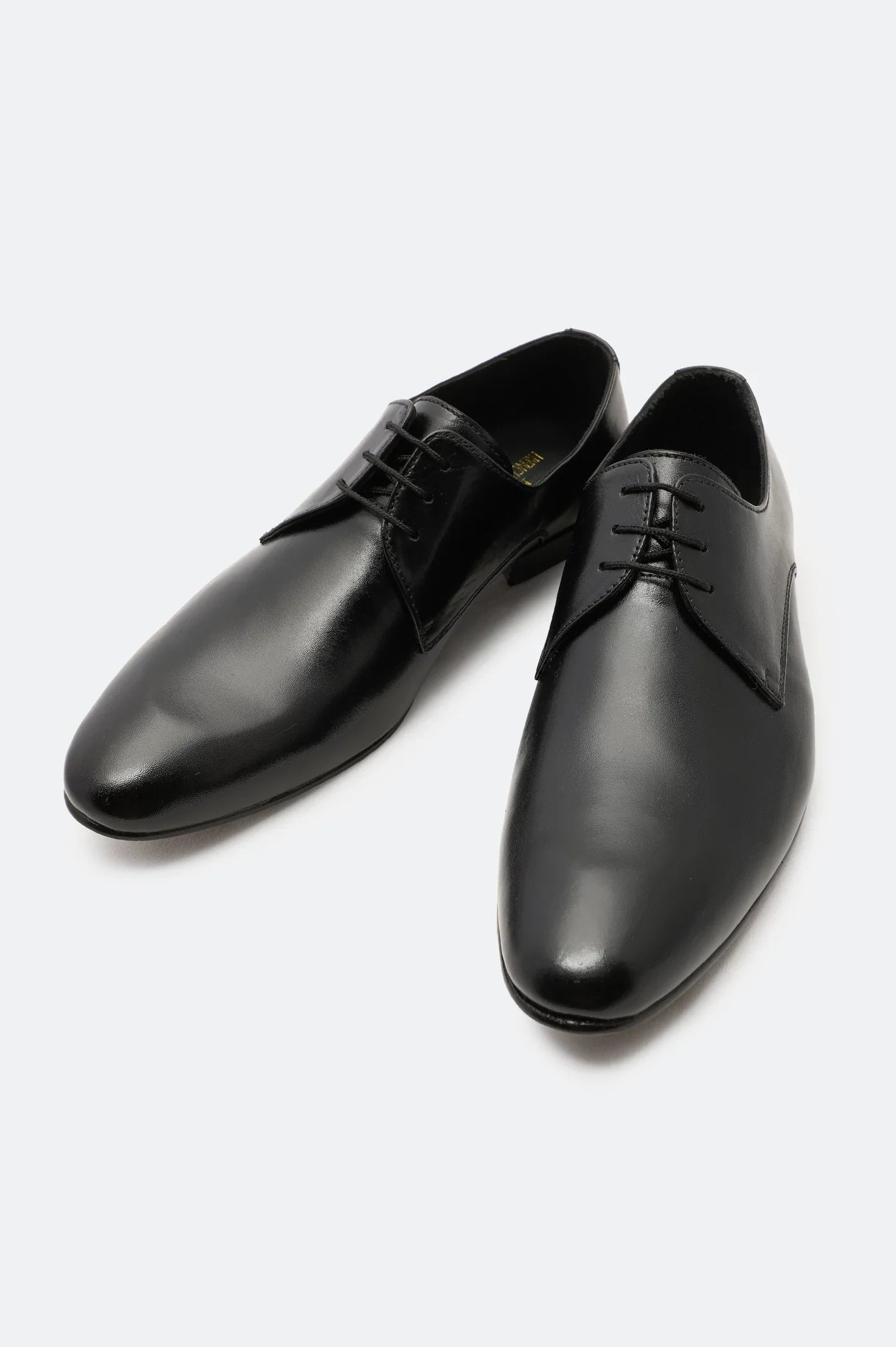 Black Derby Formal Shoes From French Emporio By Diners