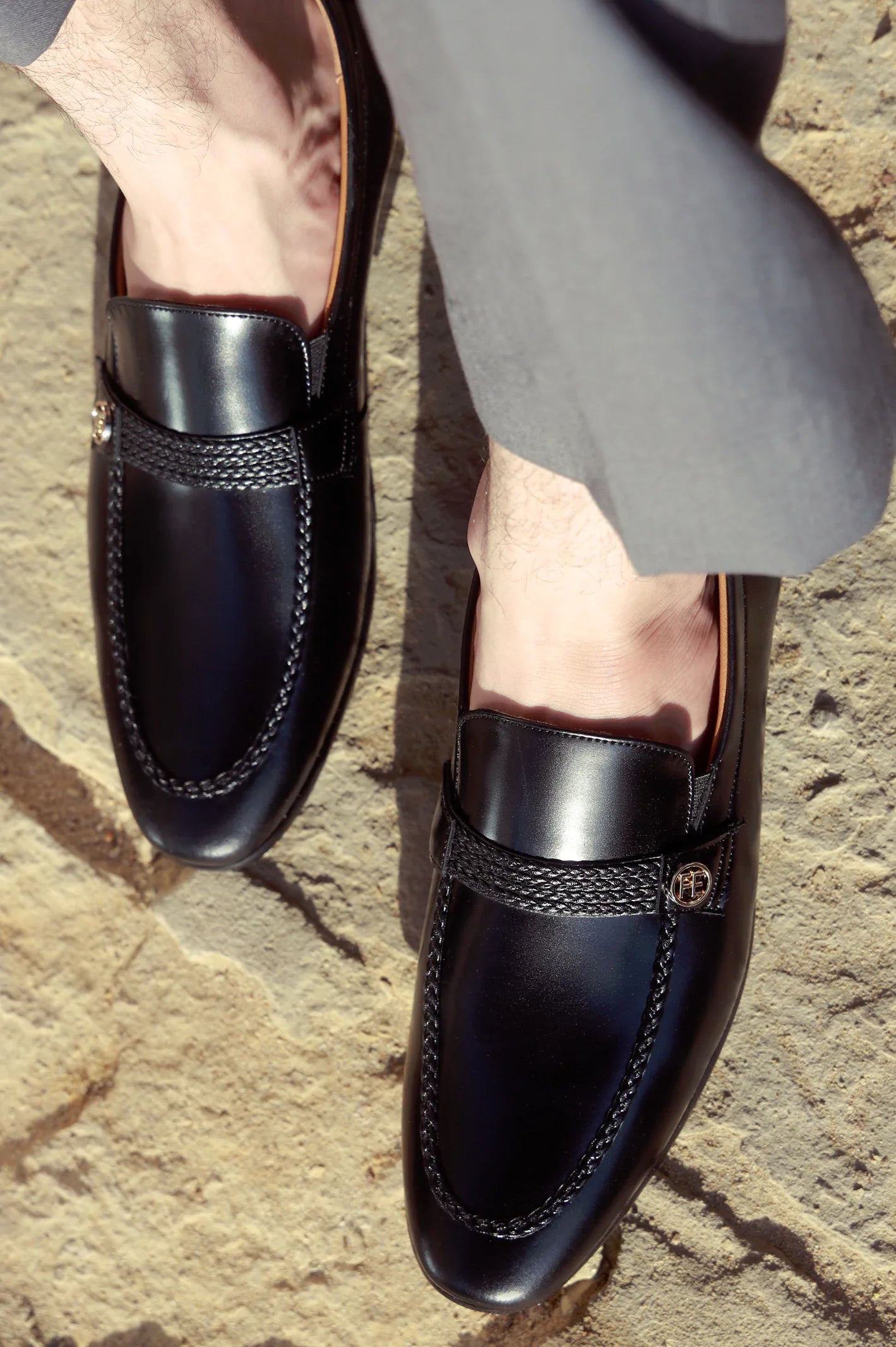 Black Formal Moccassins Shoes