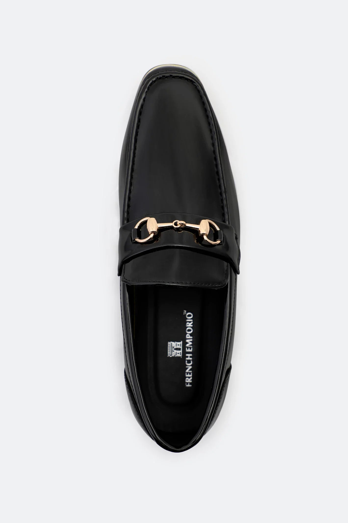 Black Horsebit Formal Shoes