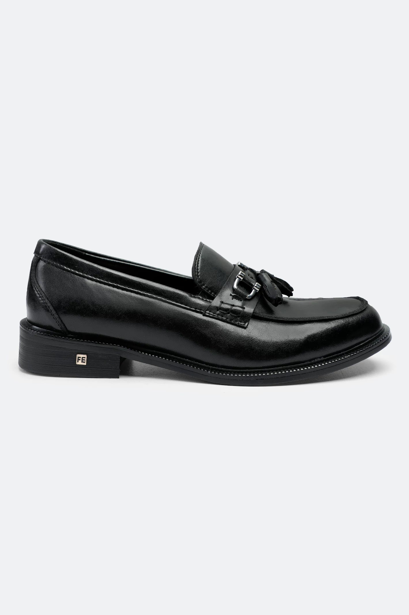 BLACK Men Formal Moccassins