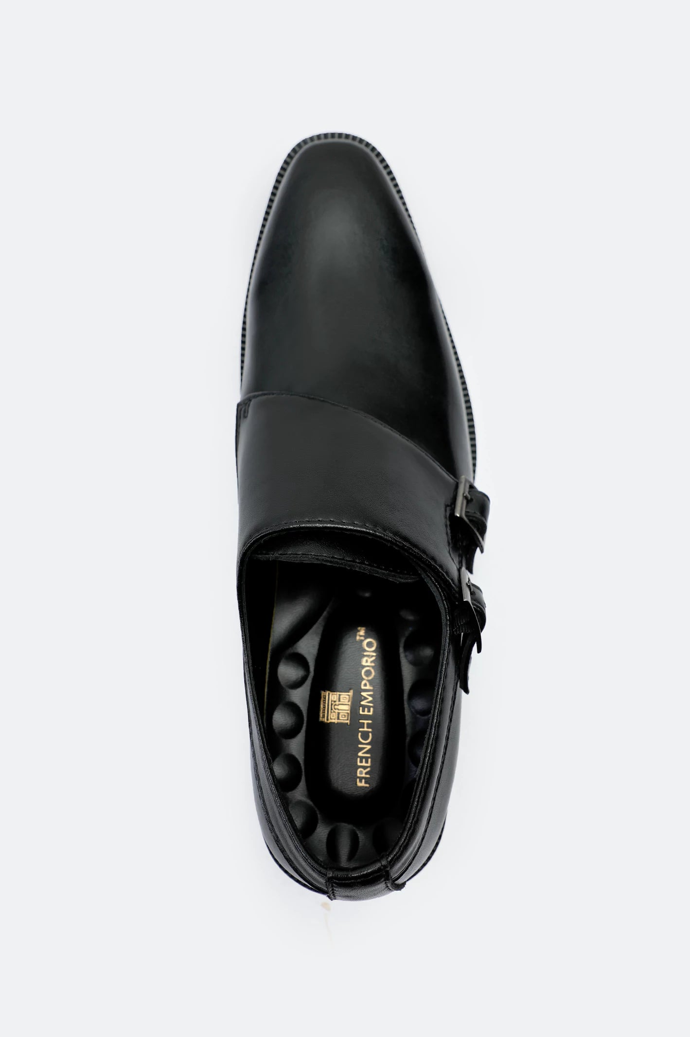 BLACK Men Formal Moccassins