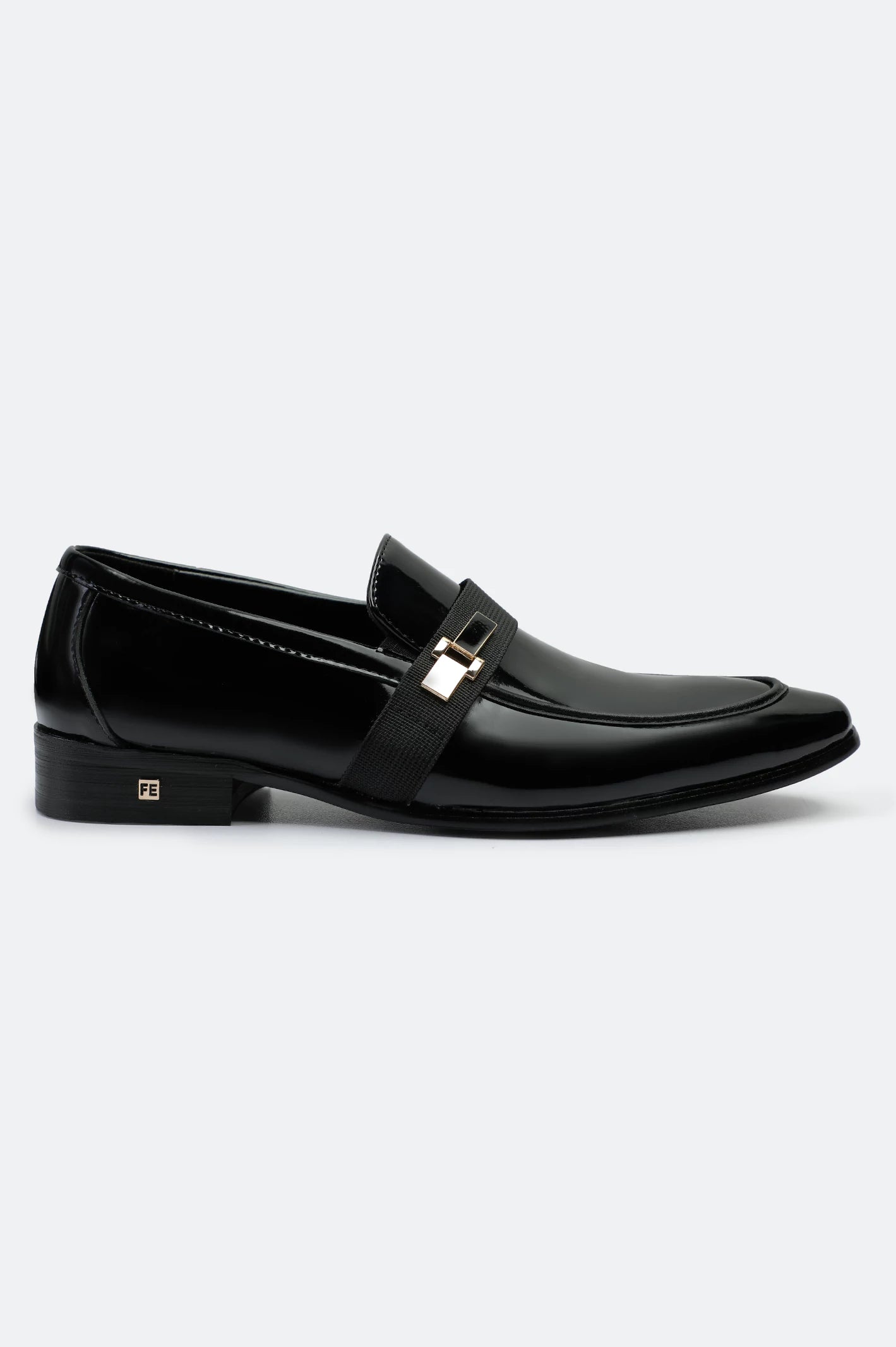 BLACK Men Formal Moccassins