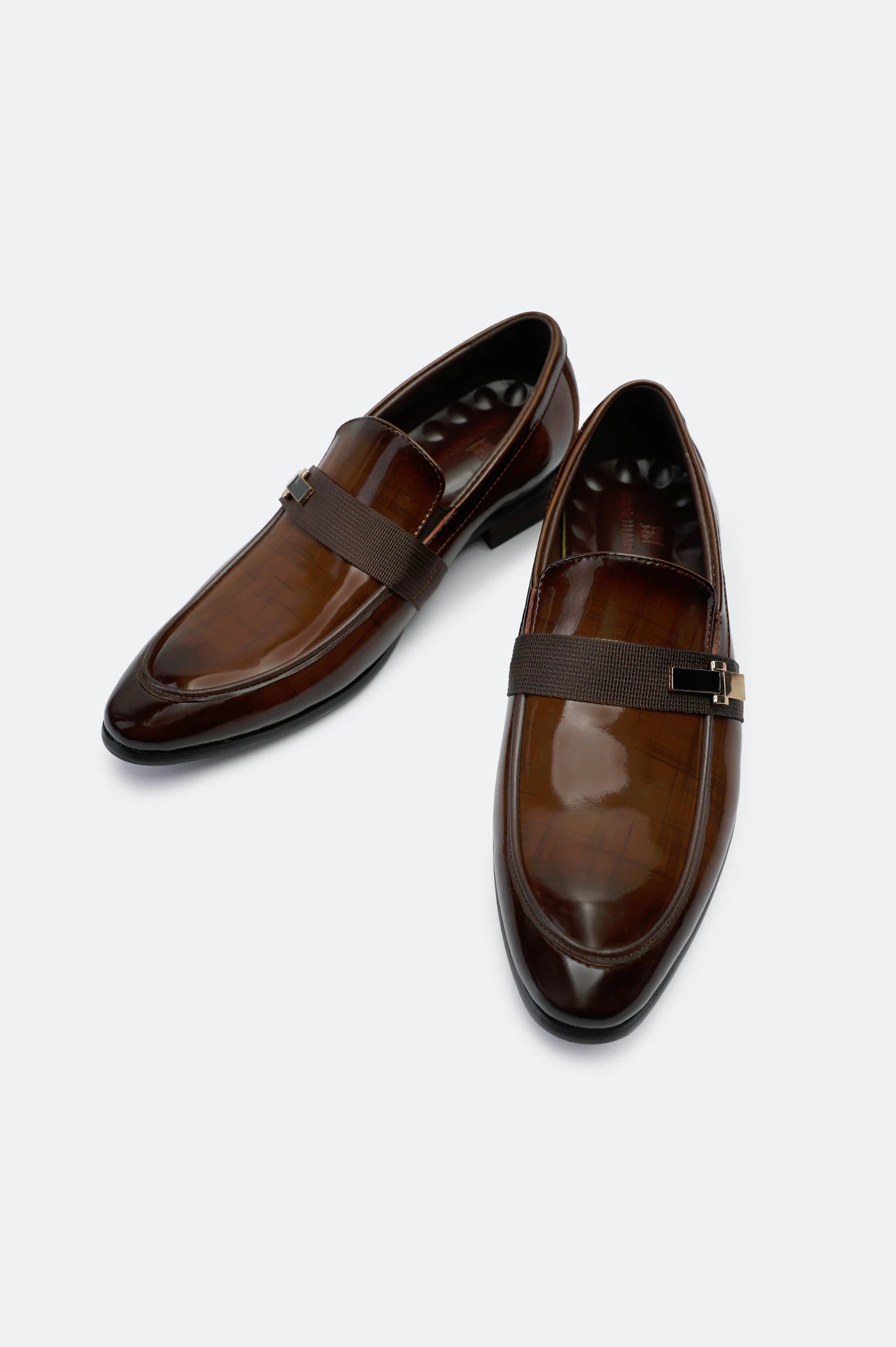 BROWN Men Formal Moccassins