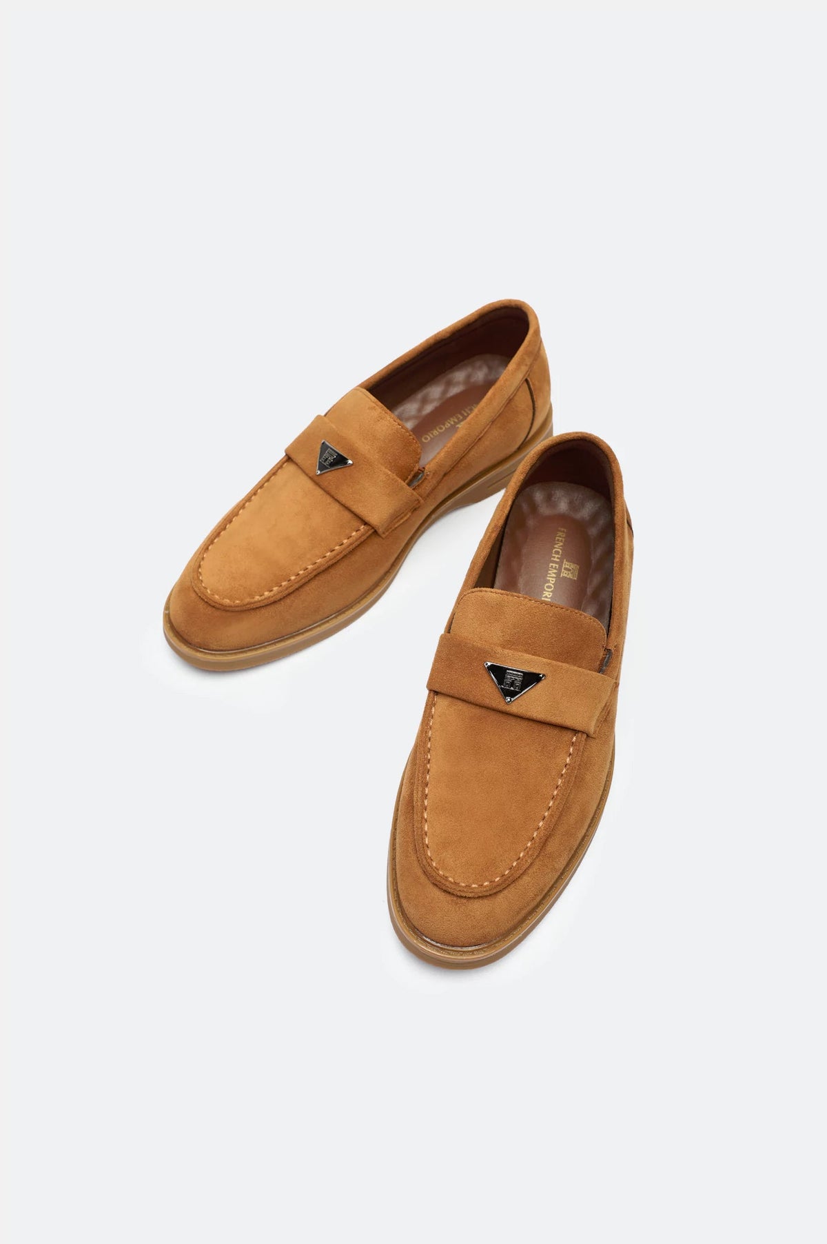 Brown Suede Formal Moccasins