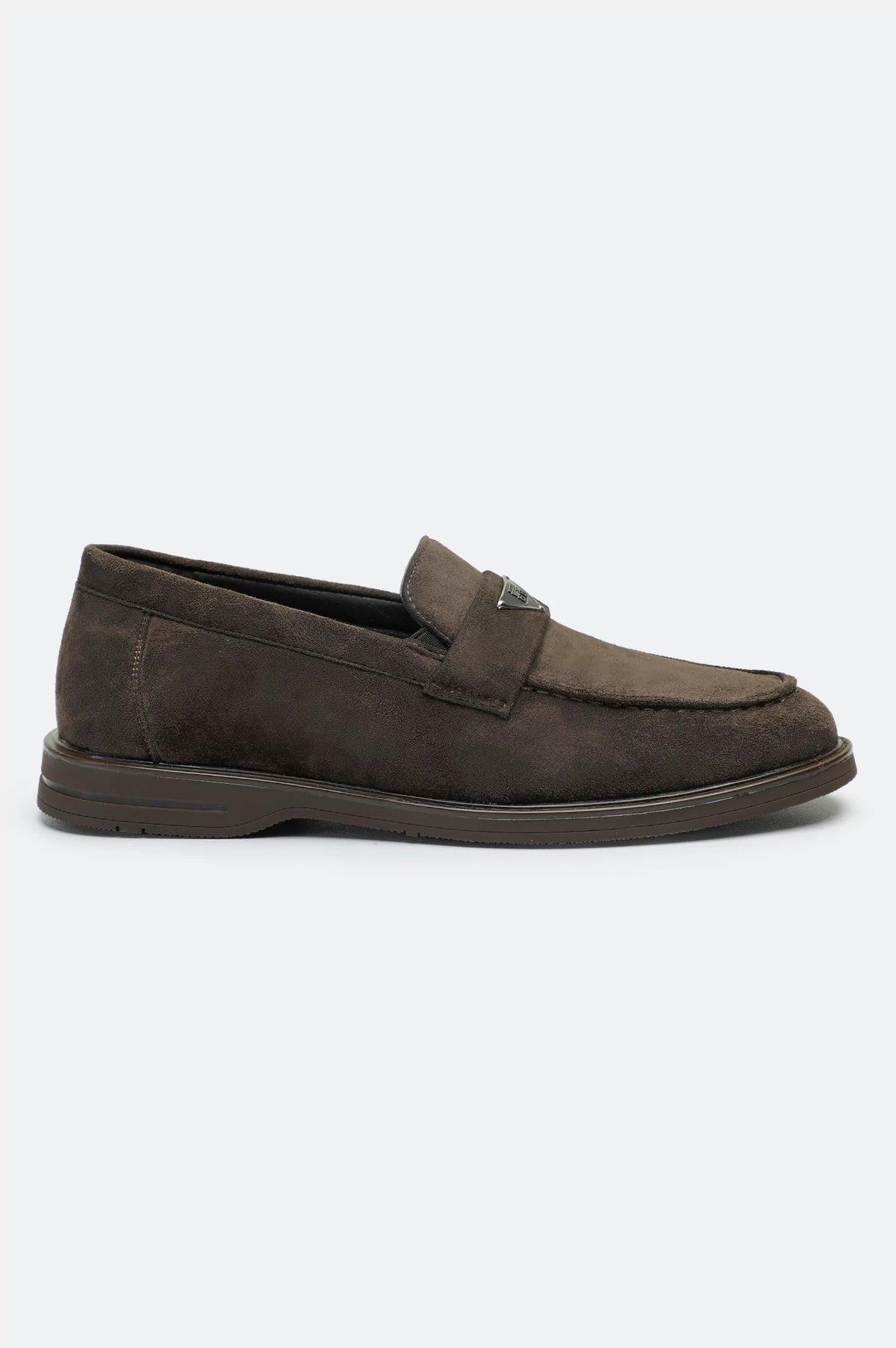 Coffee Suede Formal Moccasins