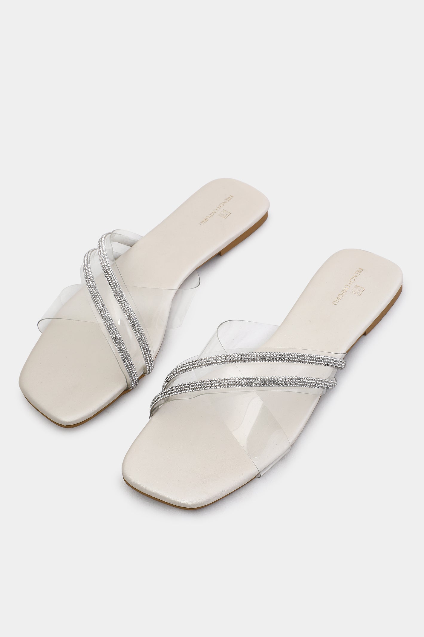 Off White Ladies Casual Slippers From French Emporio By Diners