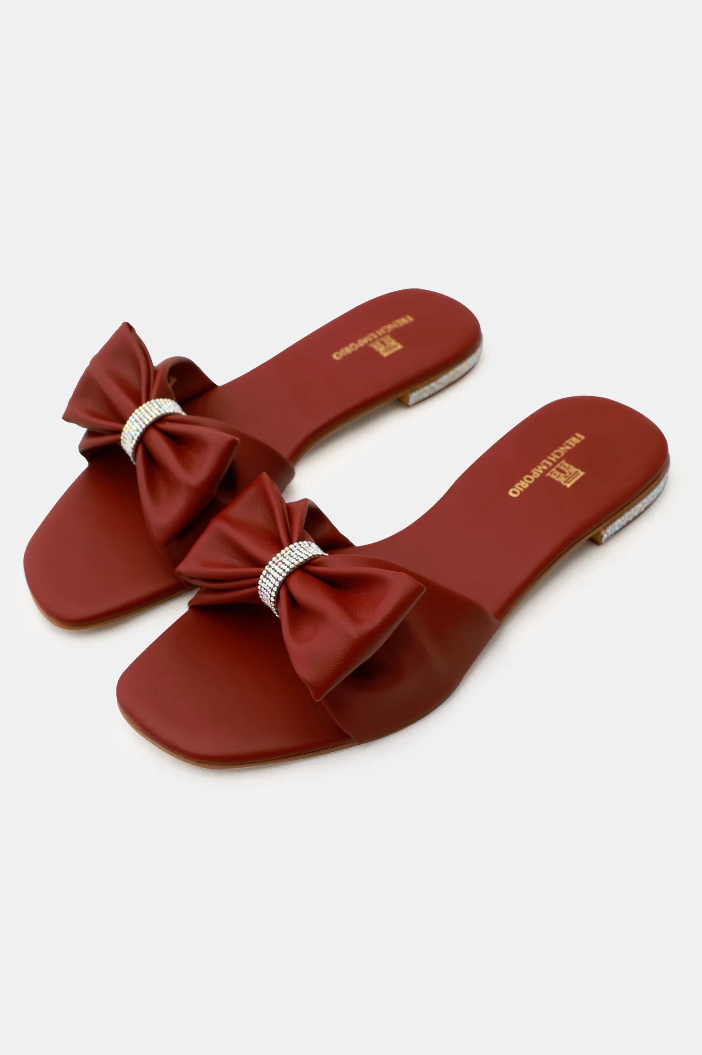 Maroon Ladies Casual Slippers From French Emporio By Diners