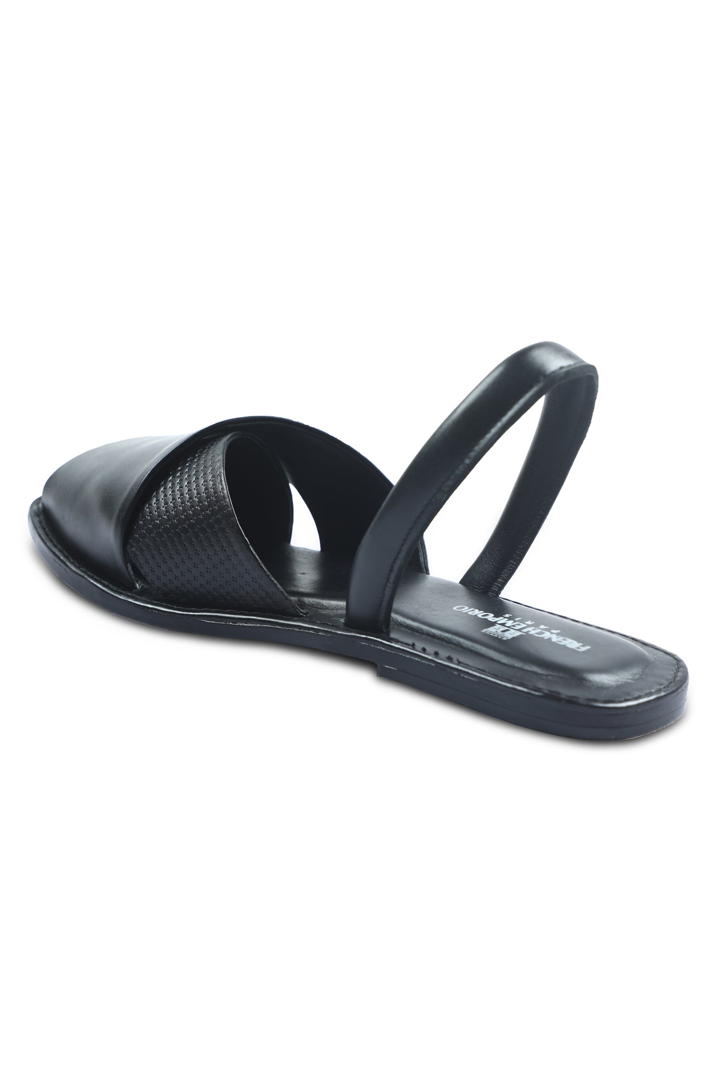 French Emporio Men Sandal In Black SKU: SLD0023-BLACK - Diners