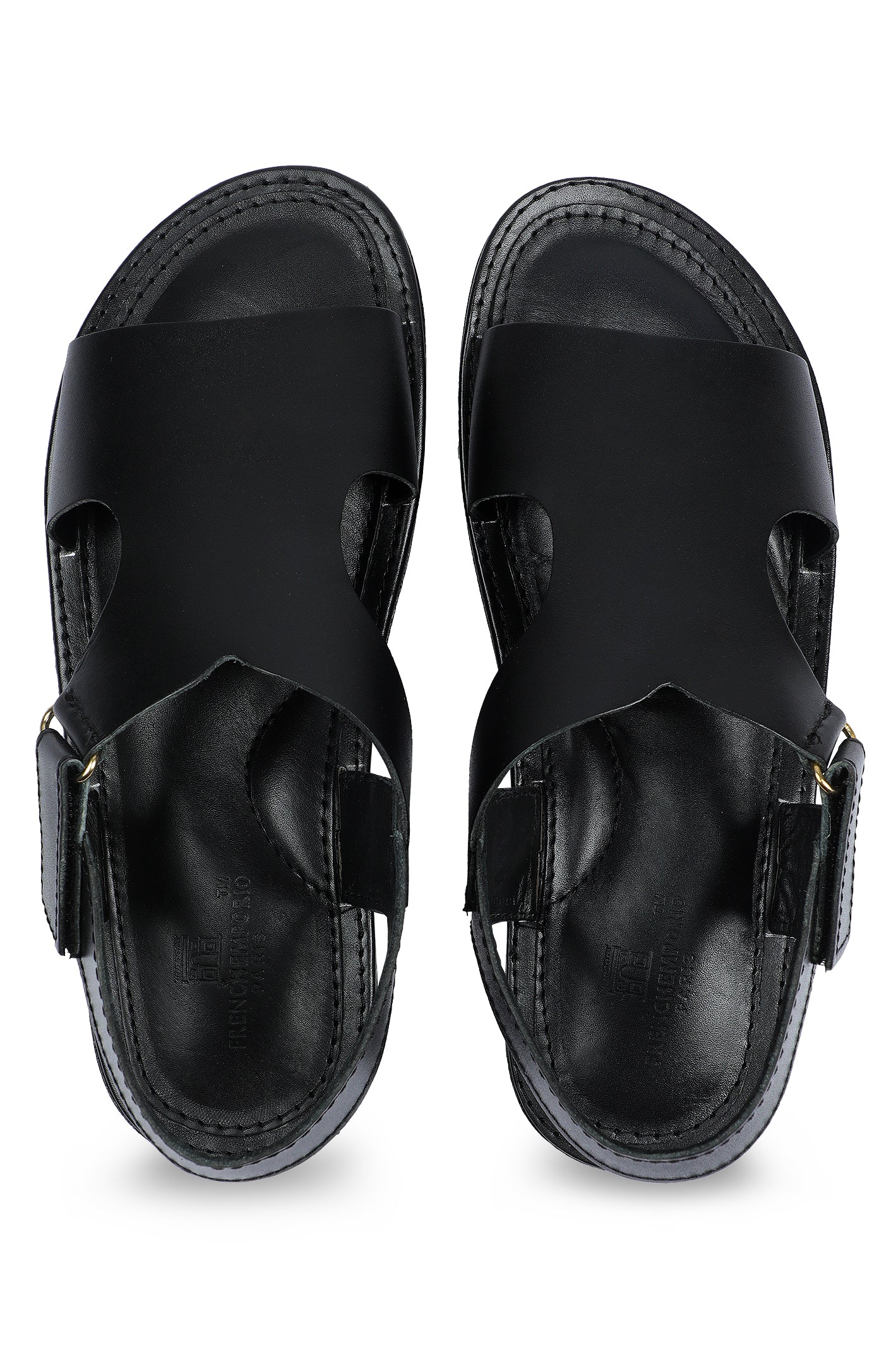 French Emporio Men Sandals SKU: SLD-0030-BLACK - Diners