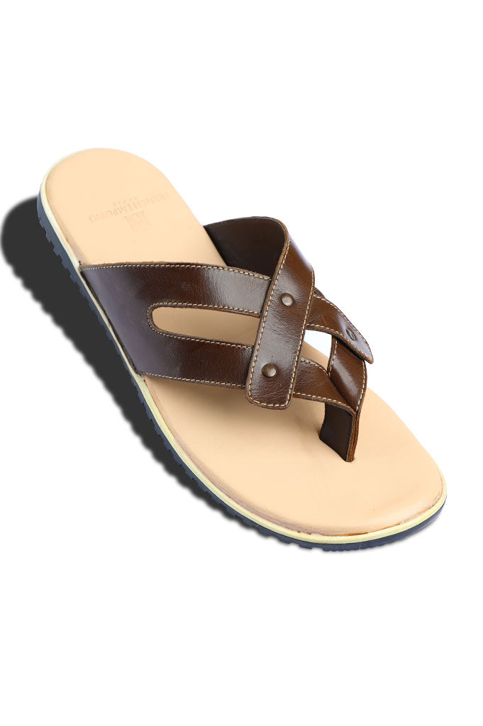 Slippers For Men in Brown SKU: SLP0023-Brown - Diners