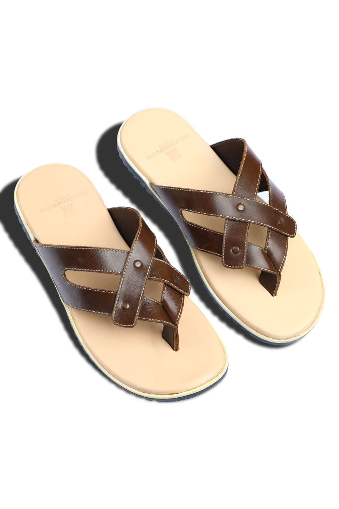 Slippers For Men in Brown SKU: SLP0023-Brown - Diners