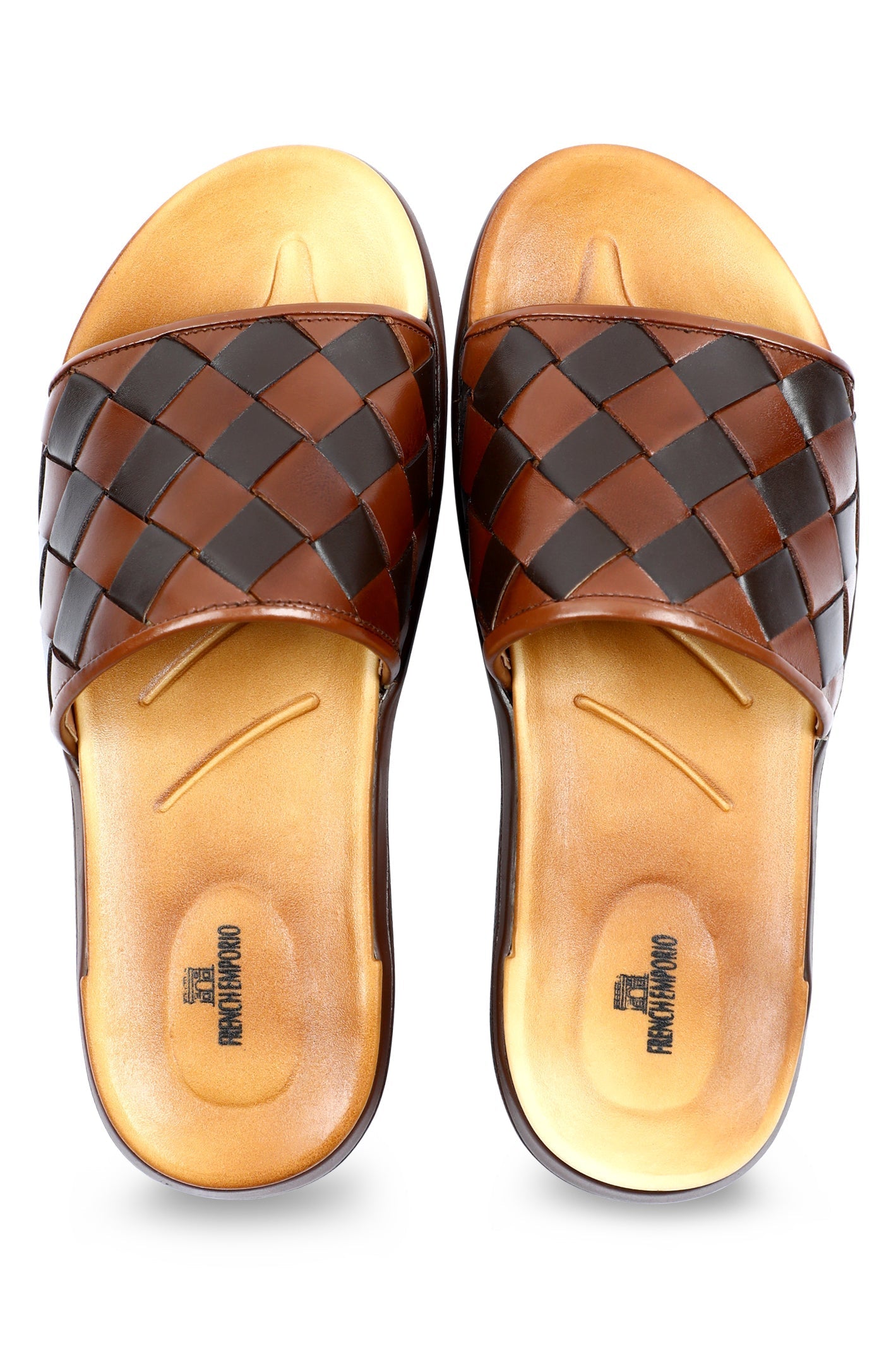 Slippers For Men in Brown SKU: SLP-0065-BROWN - Diners