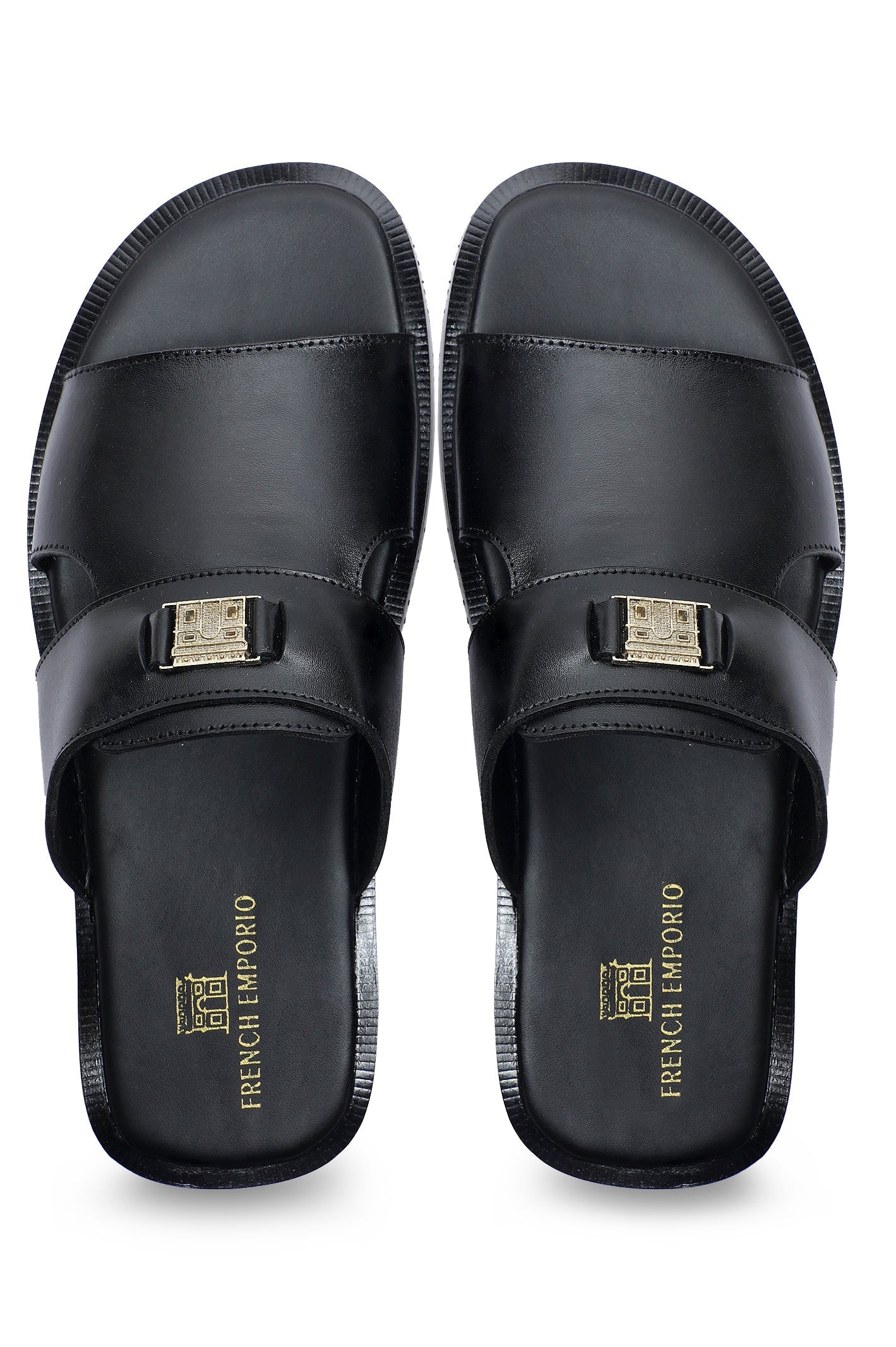 Slippers For Men SKU: SLP-0072-BLACK - Diners
