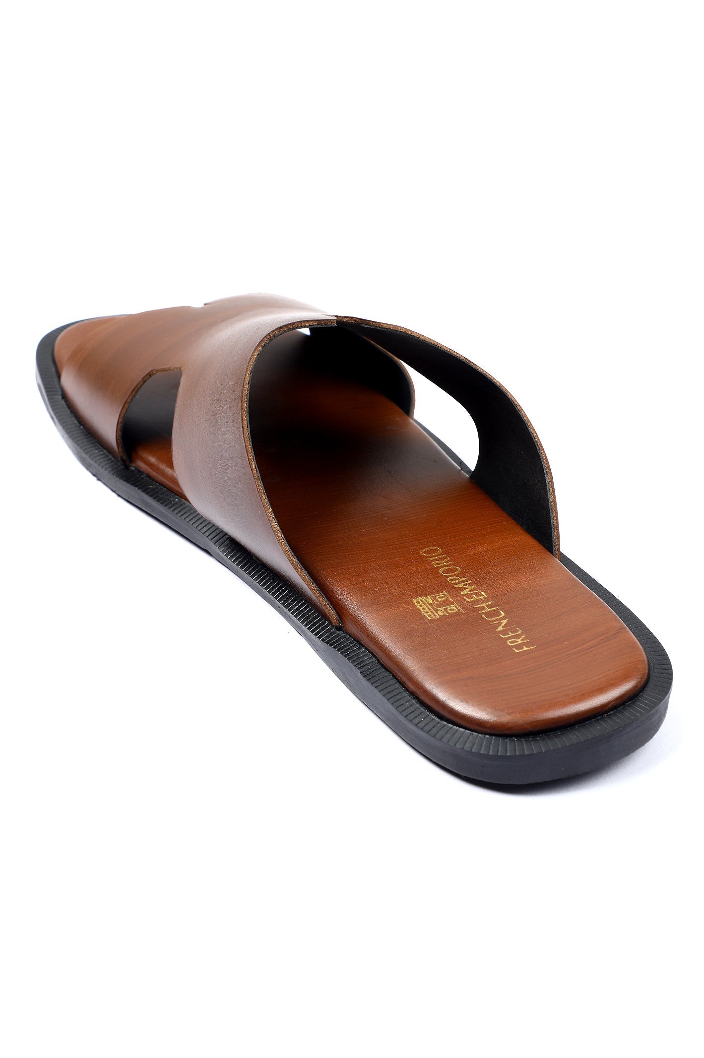 Slippers For Men SKU: SLP-0078-BROWN - Diners