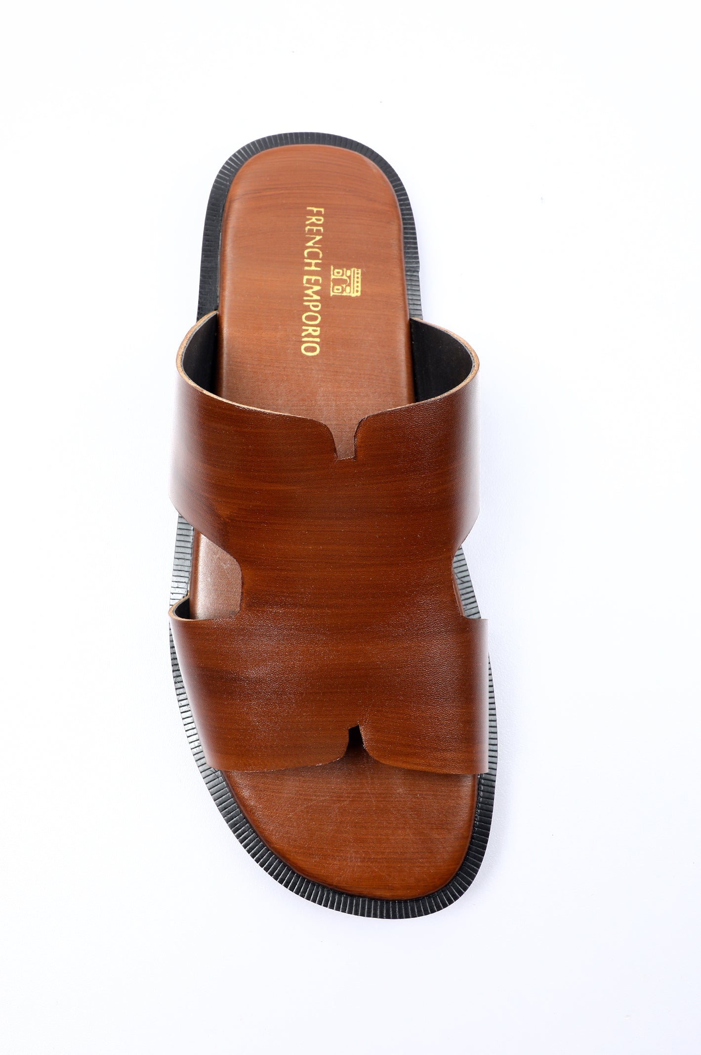Slippers For Men SKU: SLP-0078-BROWN - Diners