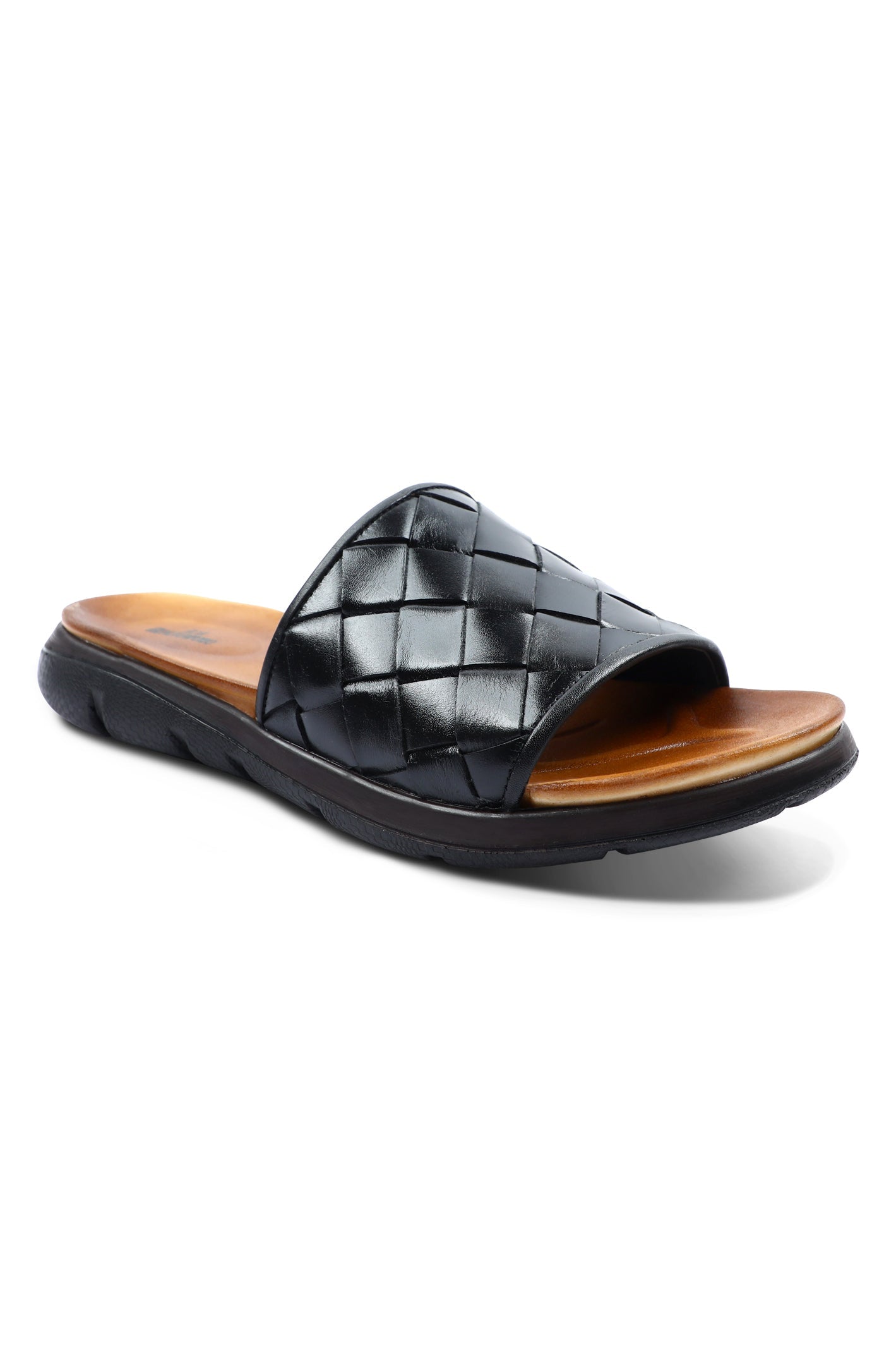 Slippers For Men in Black SKU: SLP-0065-BLACK - Diners
