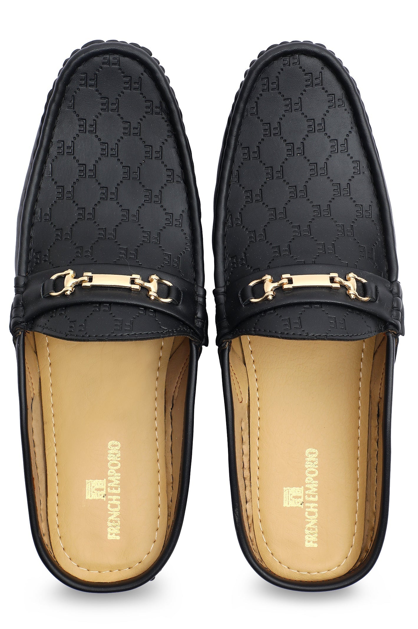 Casual Mule Shoes For Men SKU: SMC-0095-BLACK - Diners