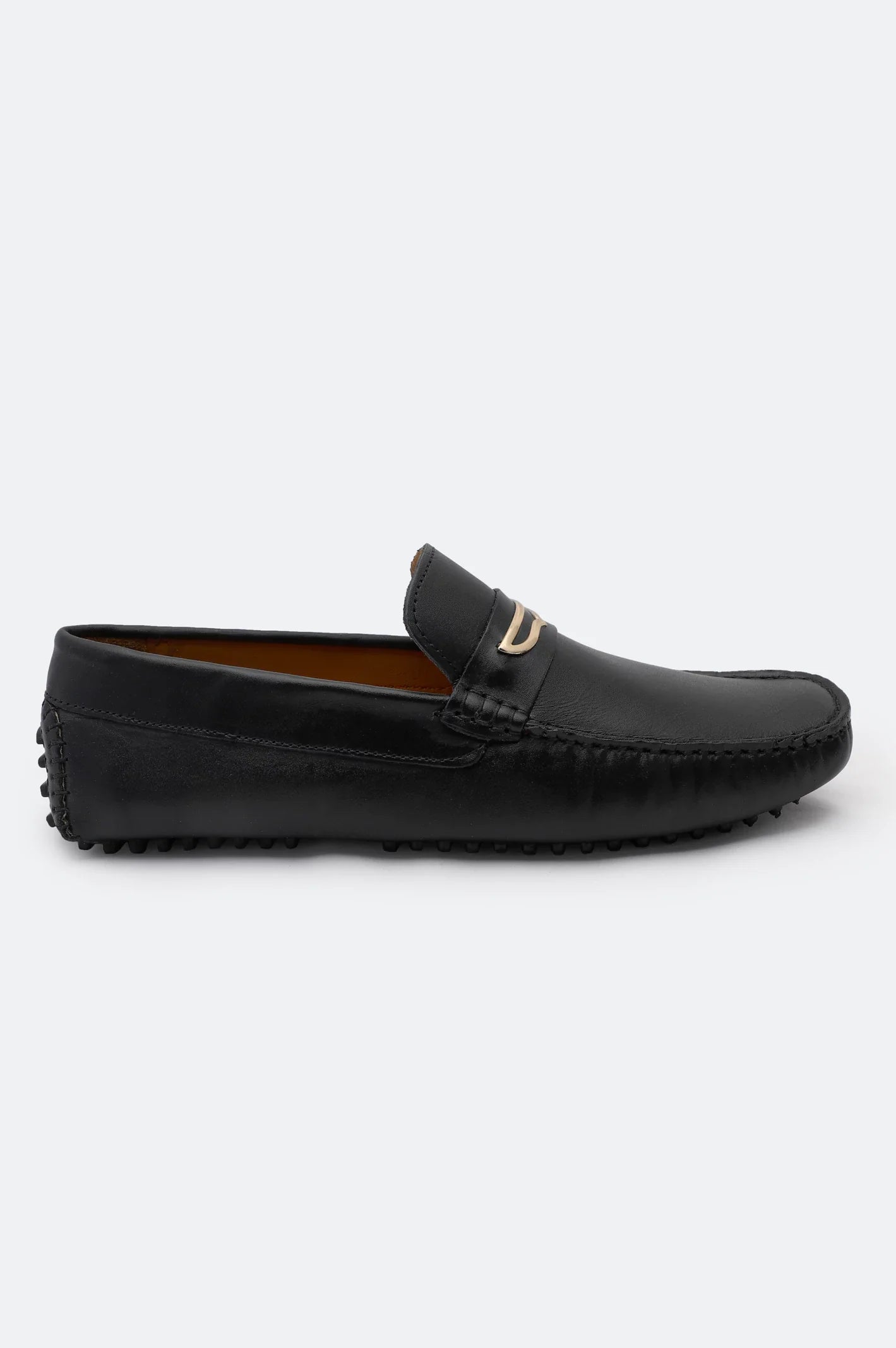 Black Casual Moccasins Shoes