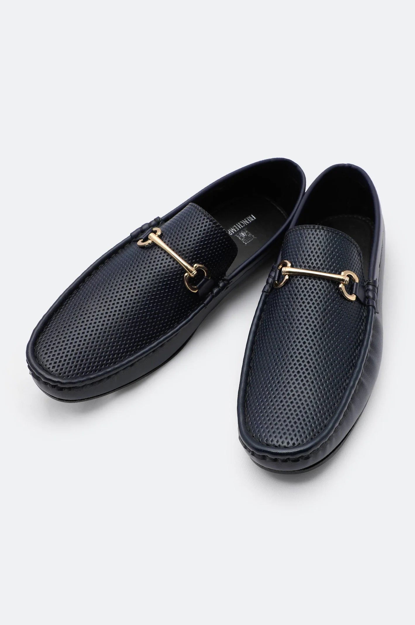Navy Blue Casual Moccasins Shoes