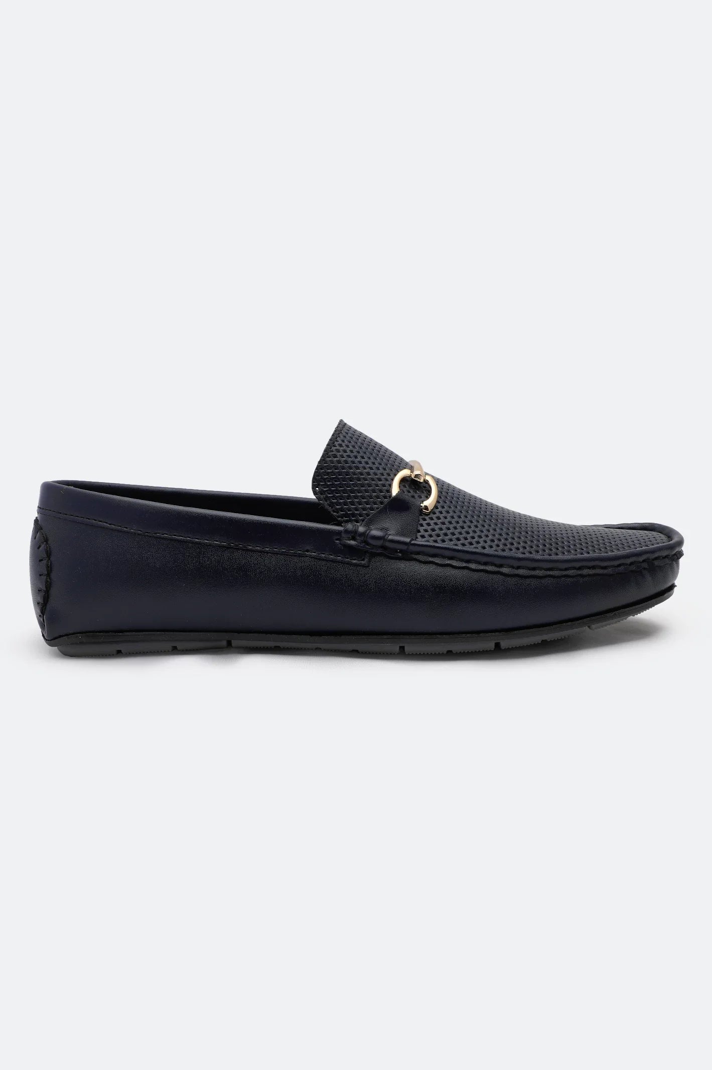Navy Blue Casual Moccasins Shoes