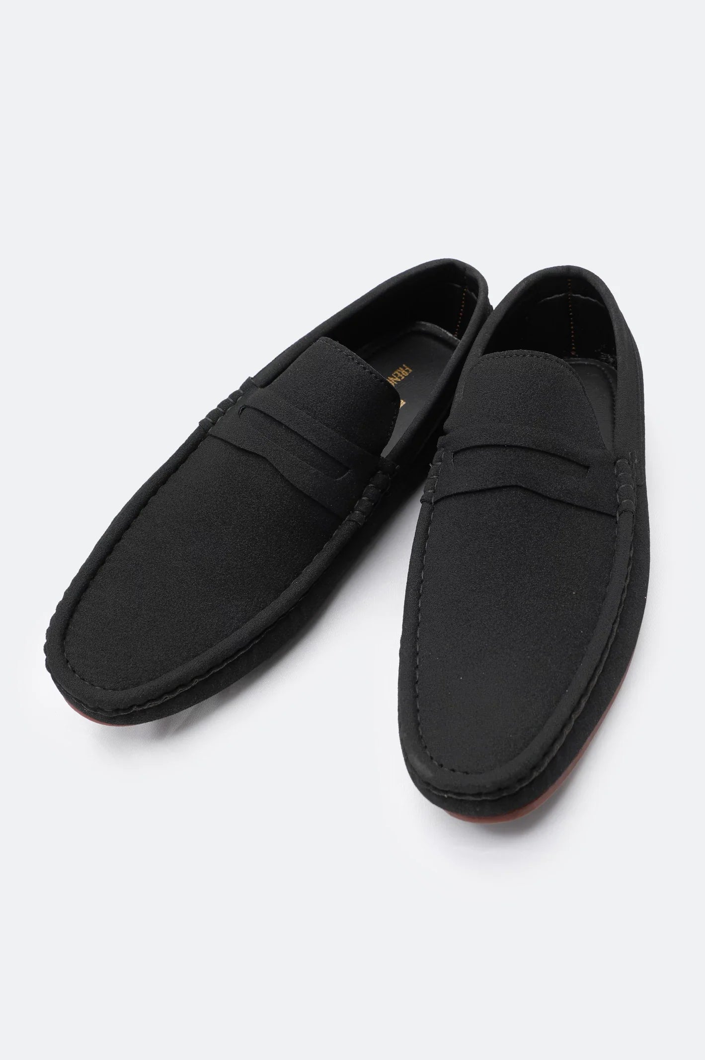 Black Moccasins Casual Shoes