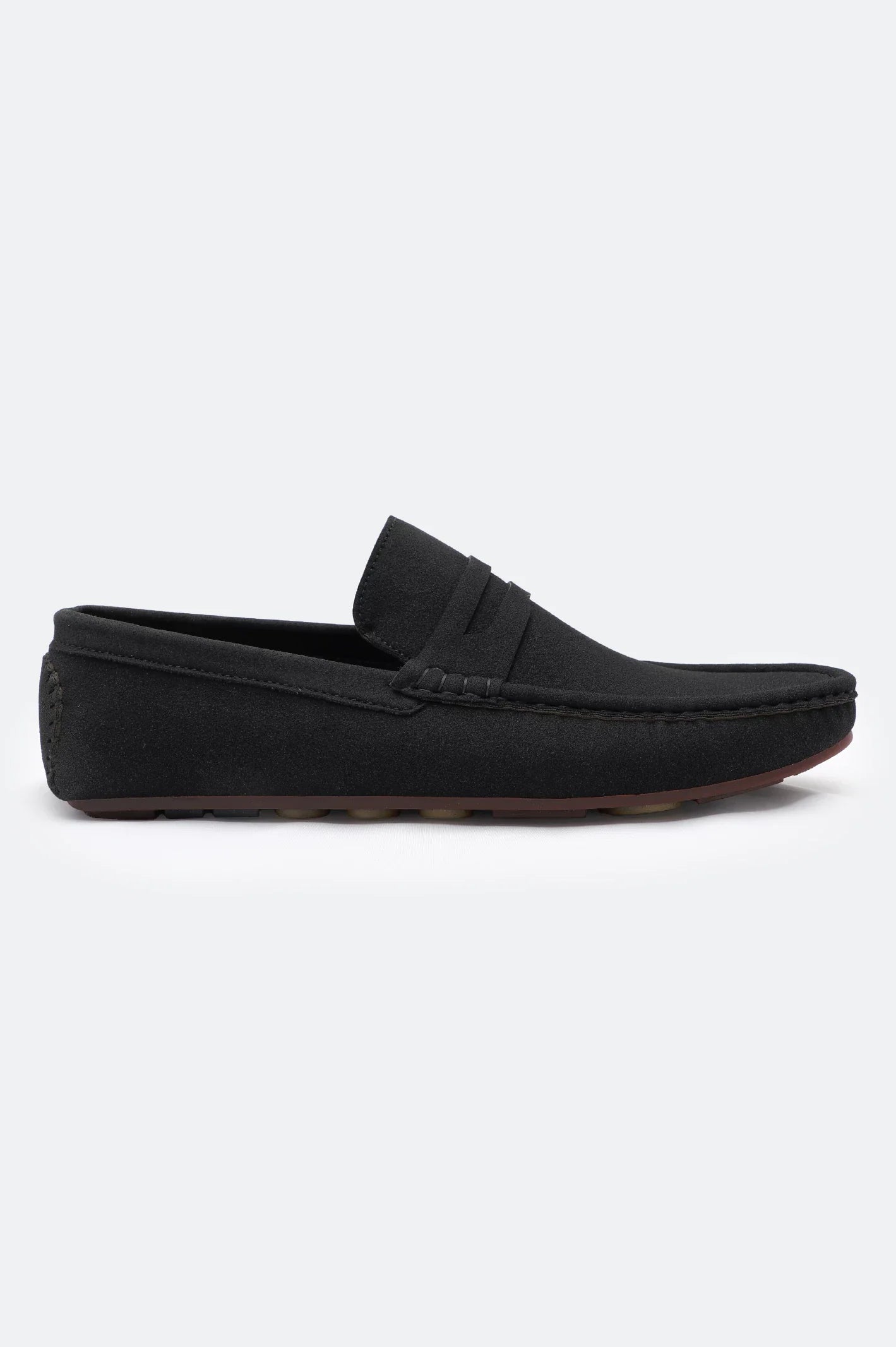 Black Moccasins Casual Shoes