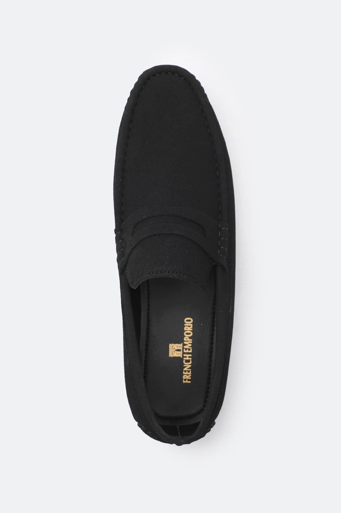 Black Moccasins Casual Shoes