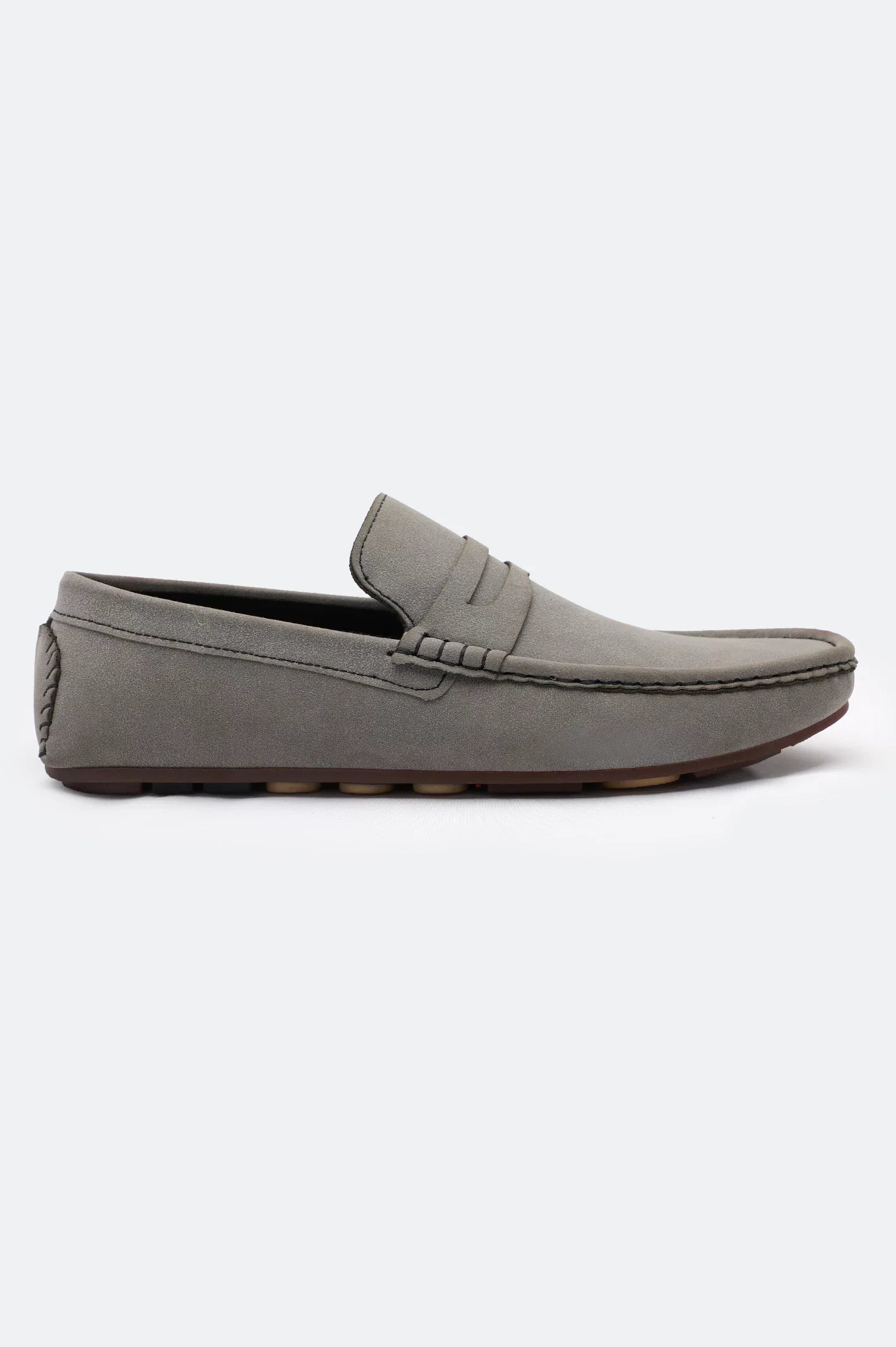 Grey Moccasins Casual Shoes