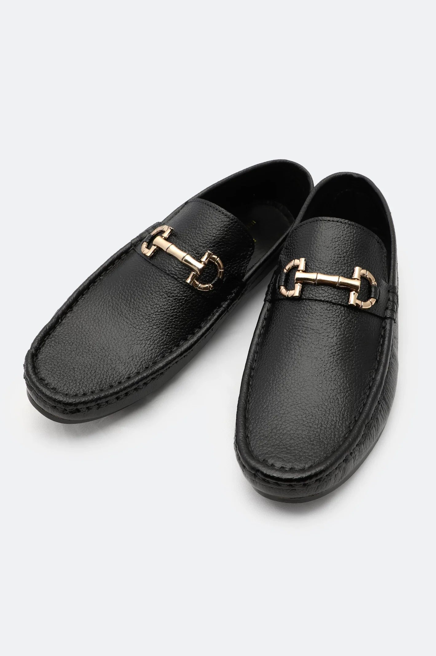 Black Casual Mocassins Shoes From French Emporio By Diners