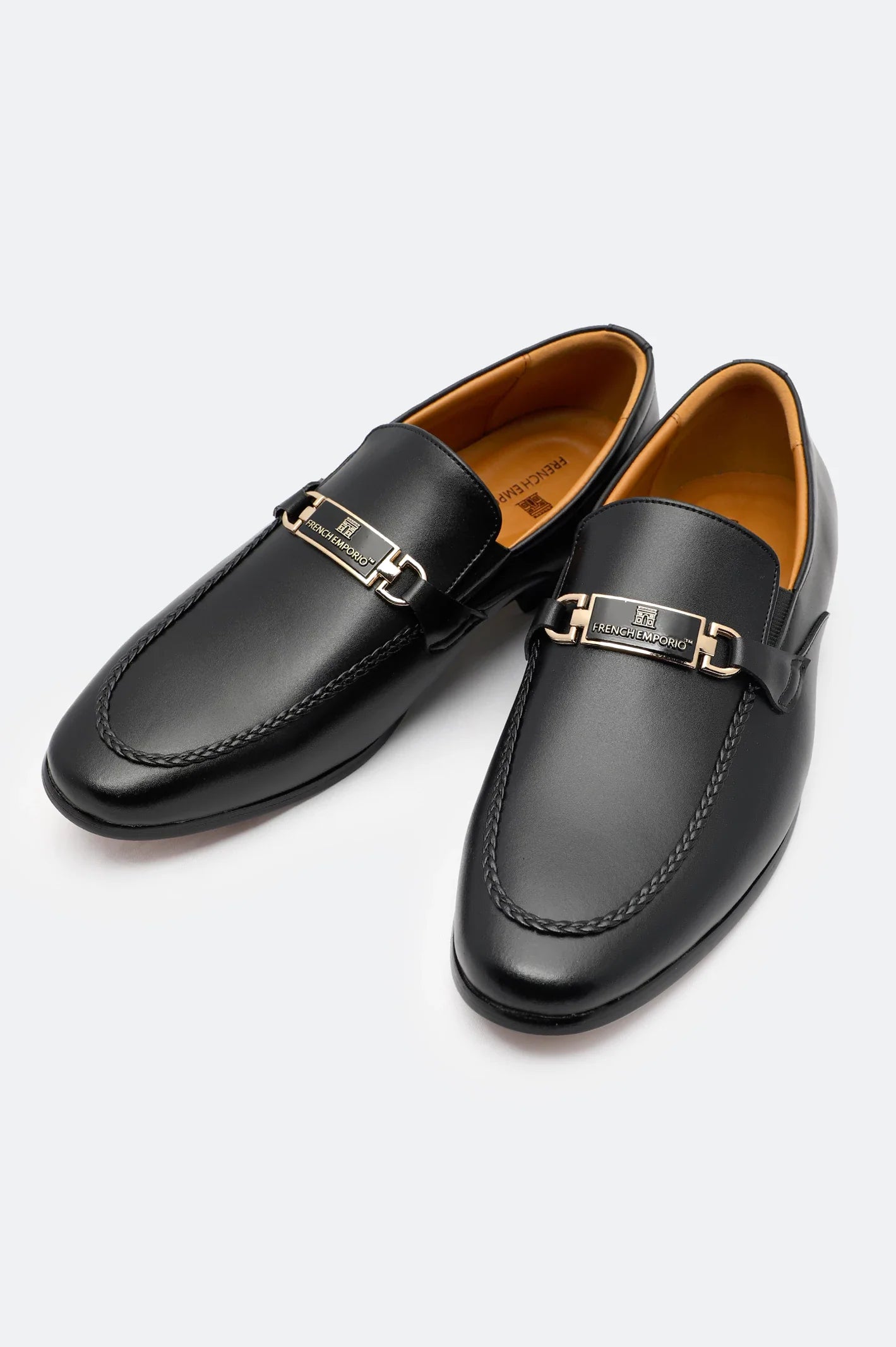 Black Formal Mocassins Shoes Premium Shoes From French Emporio By Diners