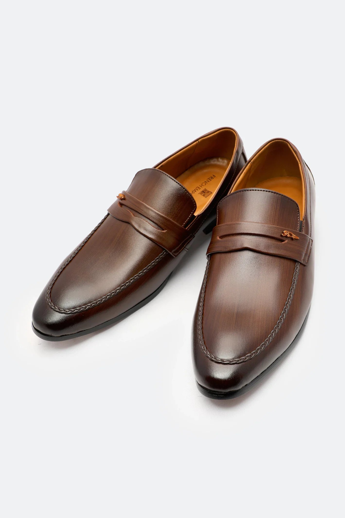 Brown Formal Mocassins Shoes Premium Shoes From French Emporio By Diners