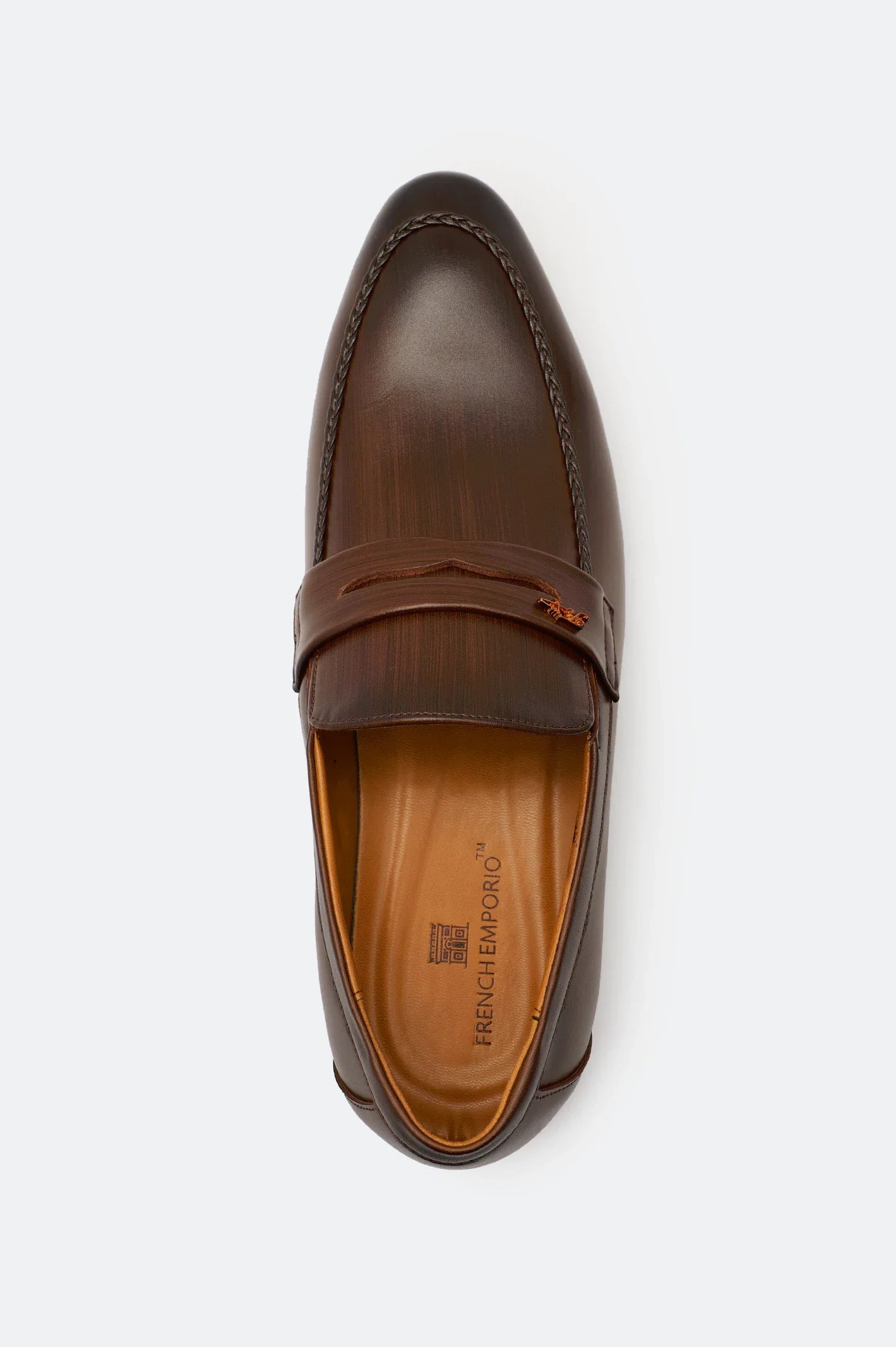 Brown Formal Mocassins Shoes Premium Shoes From French Emporio By Diners