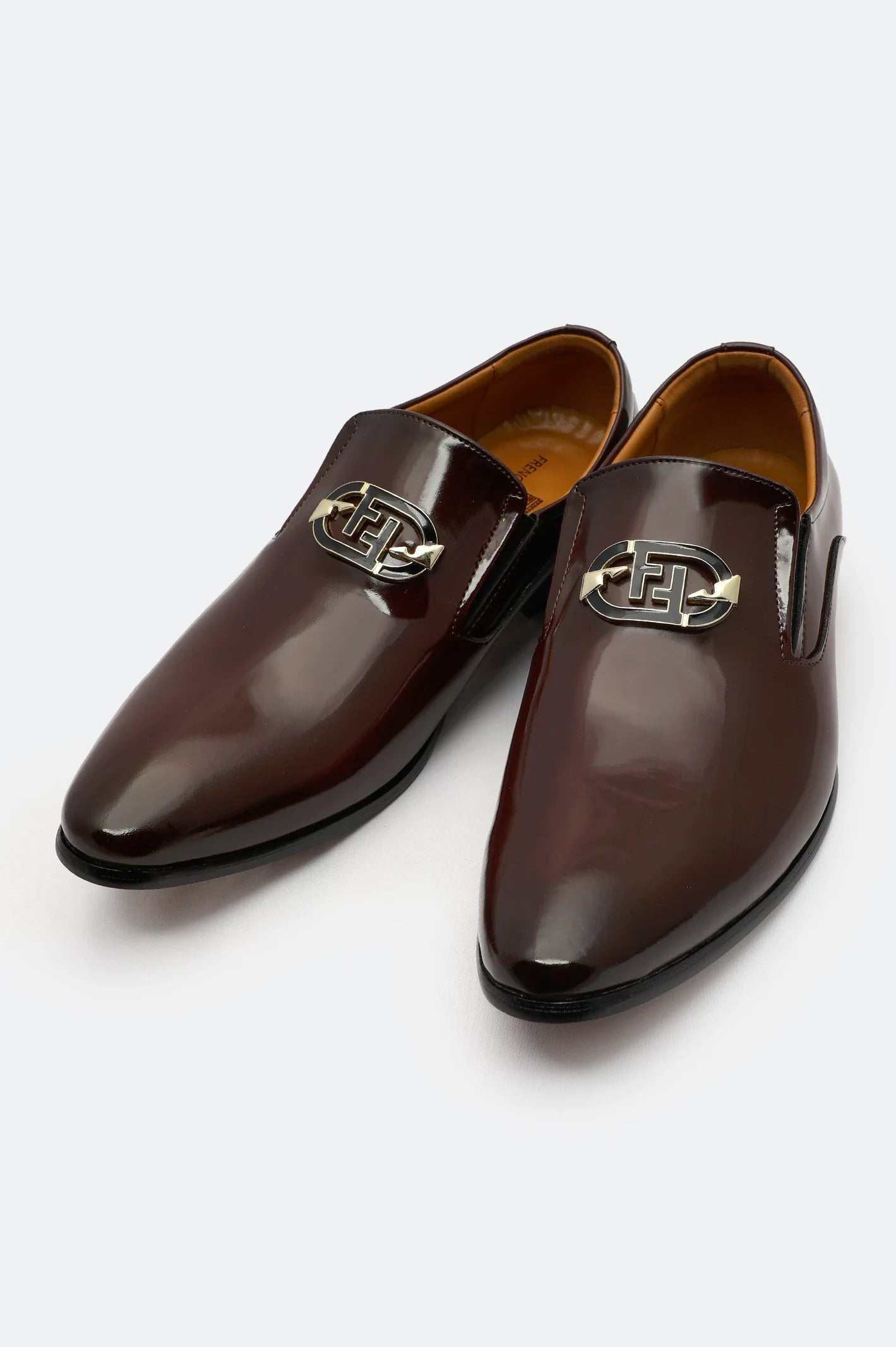 Brown Formal Mocassins Shoes Premium Shoes From French Emporio By Diners