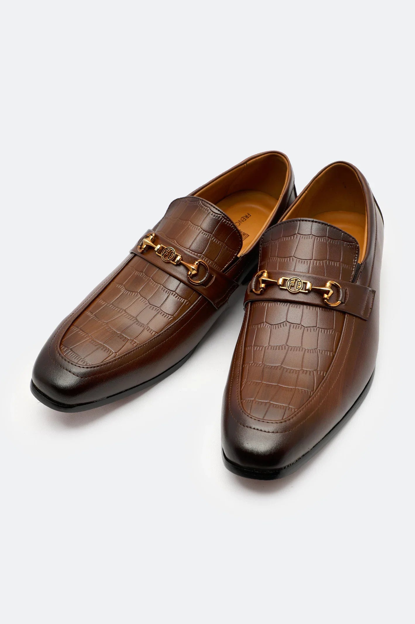 Brown Formal Mocassins Shoes Premium Shoes From French Emporio By Diners