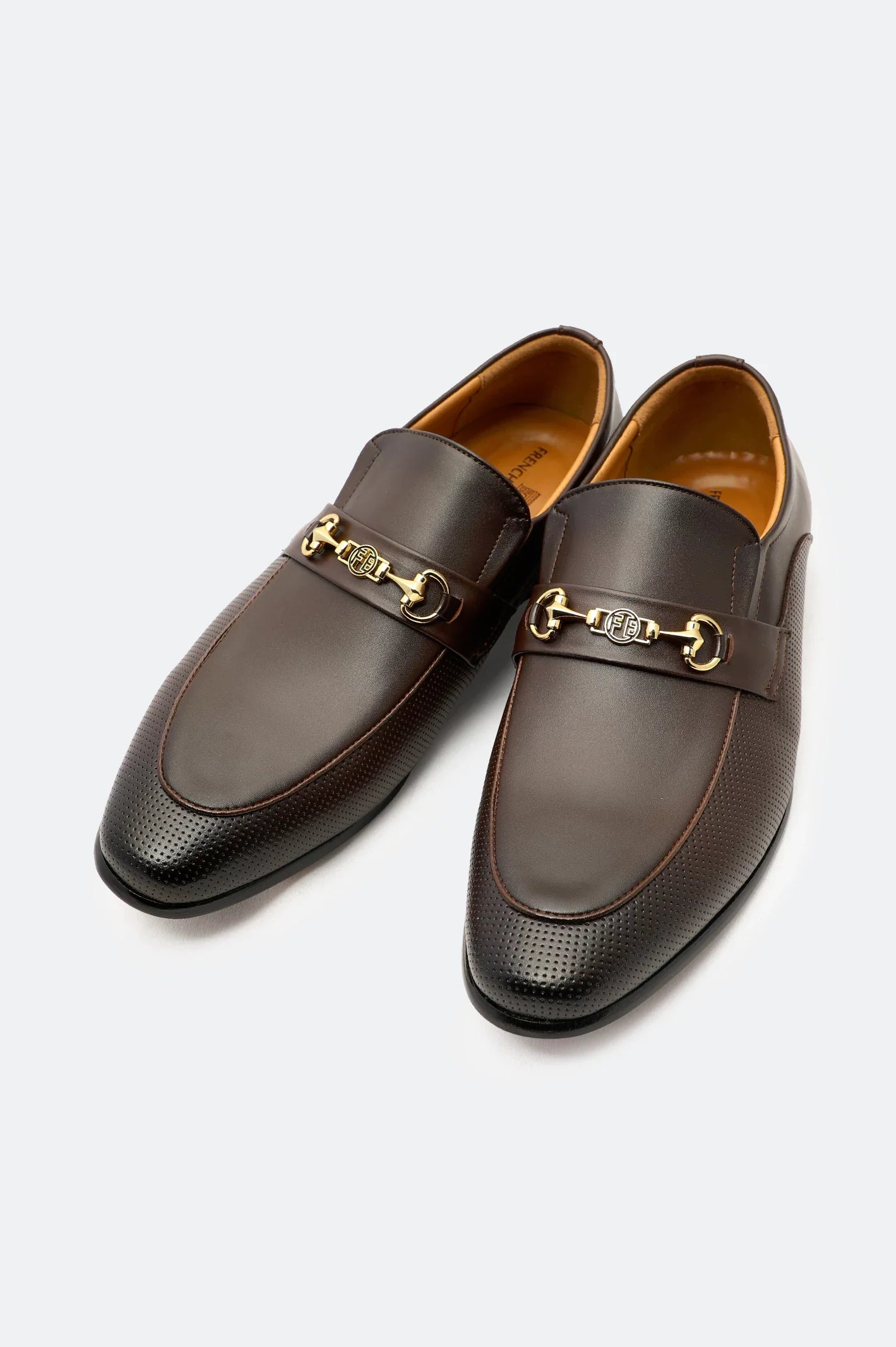 Coffee Formal Shoes From French Emporio By Diners