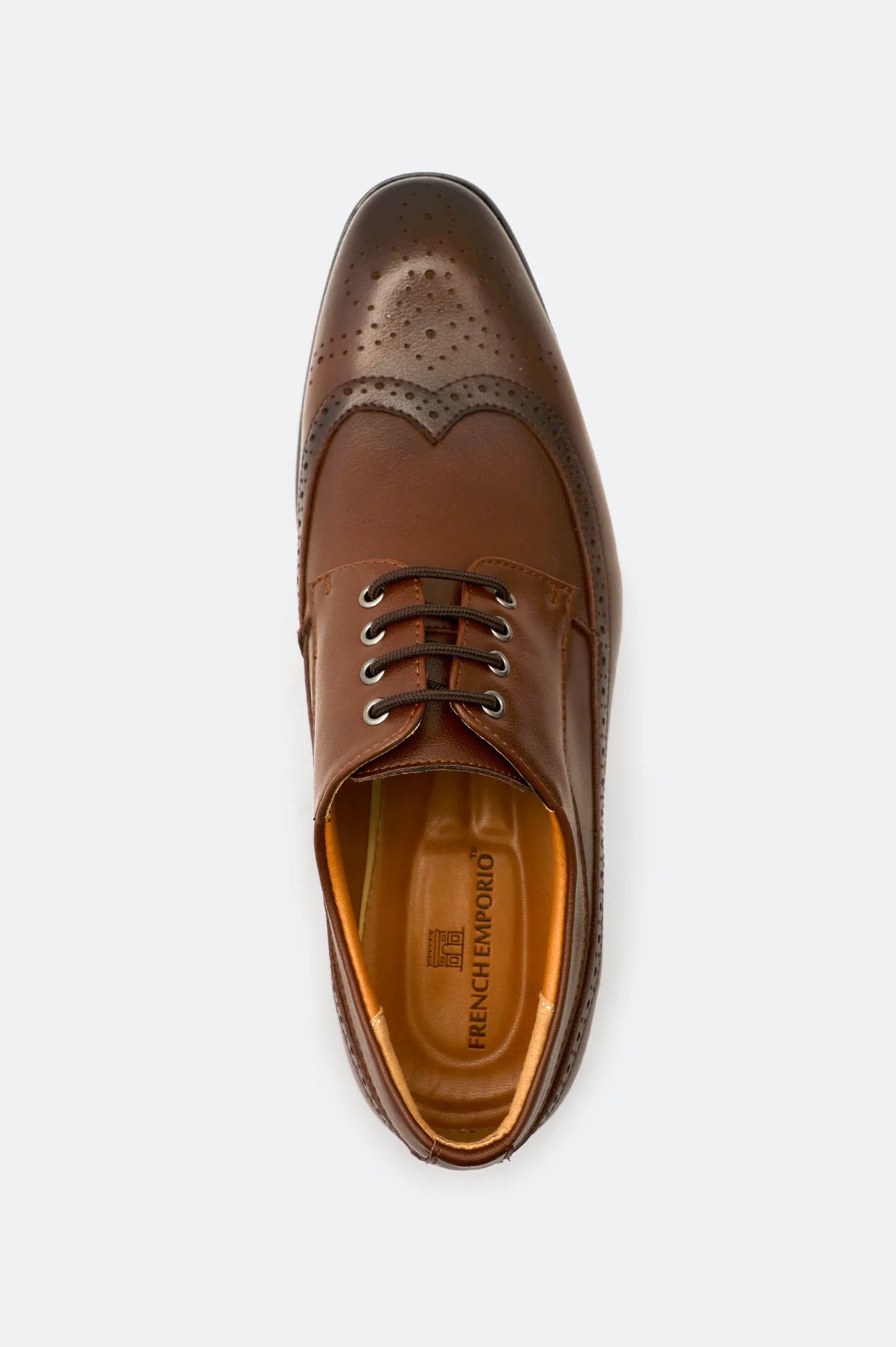 Brown Formal Shoes From French Emporio By Diners