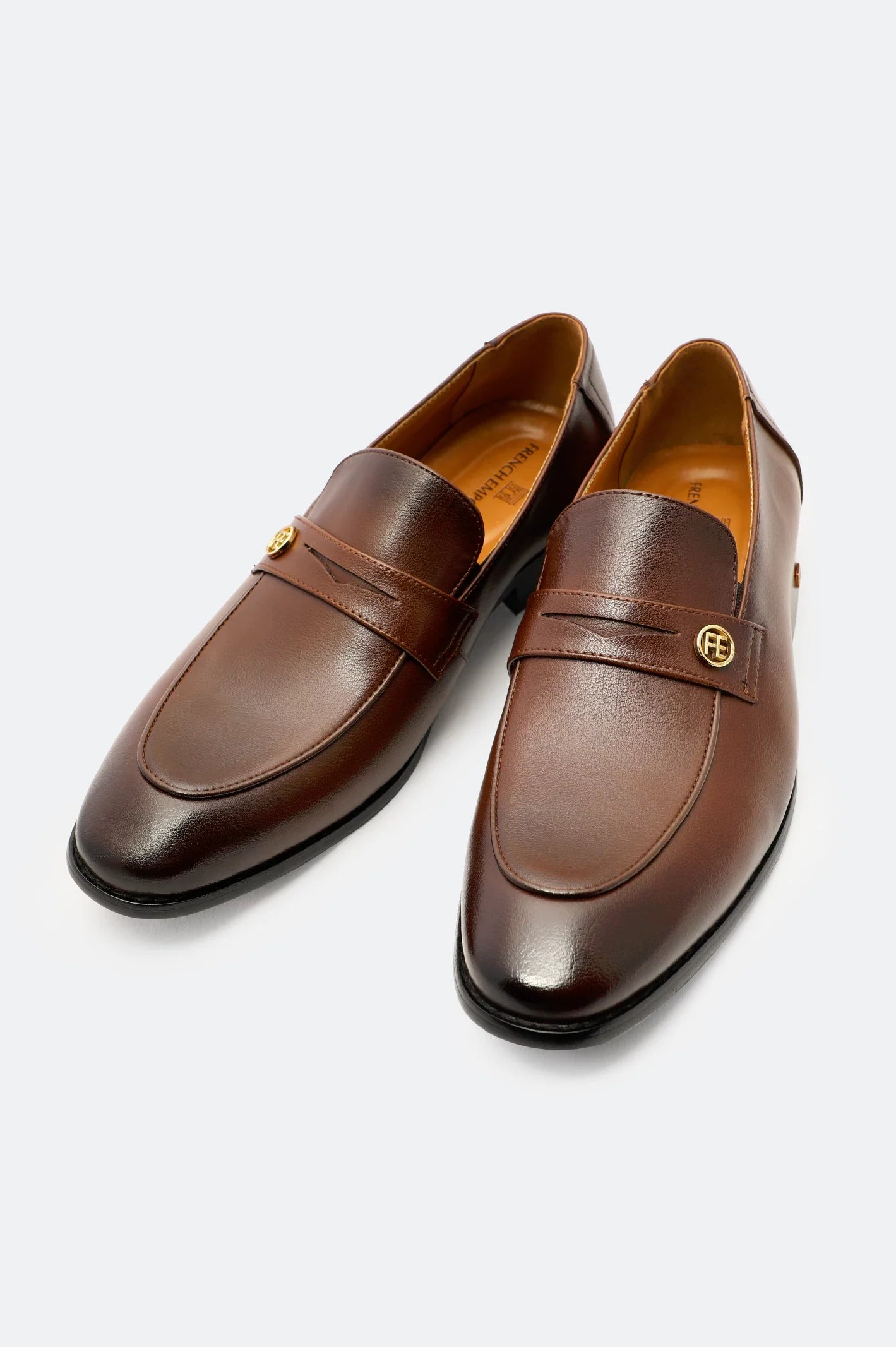 Brown Formal Shoes From French Emporio By Diners