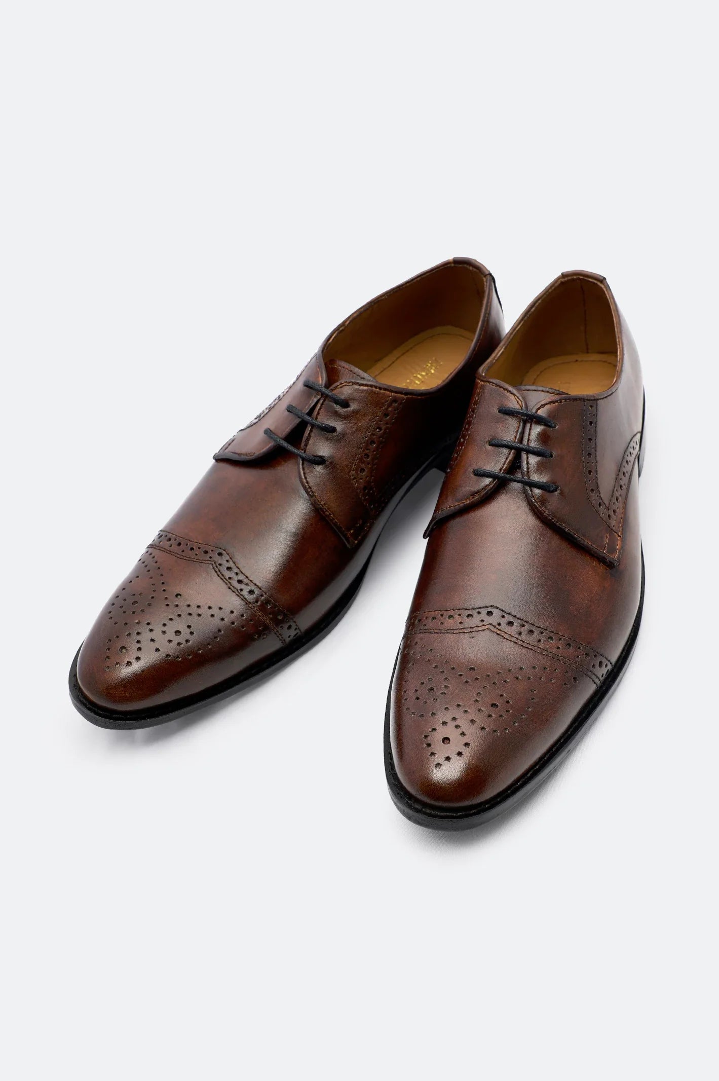 Brown Formal Shoes From French Emporio By Diners